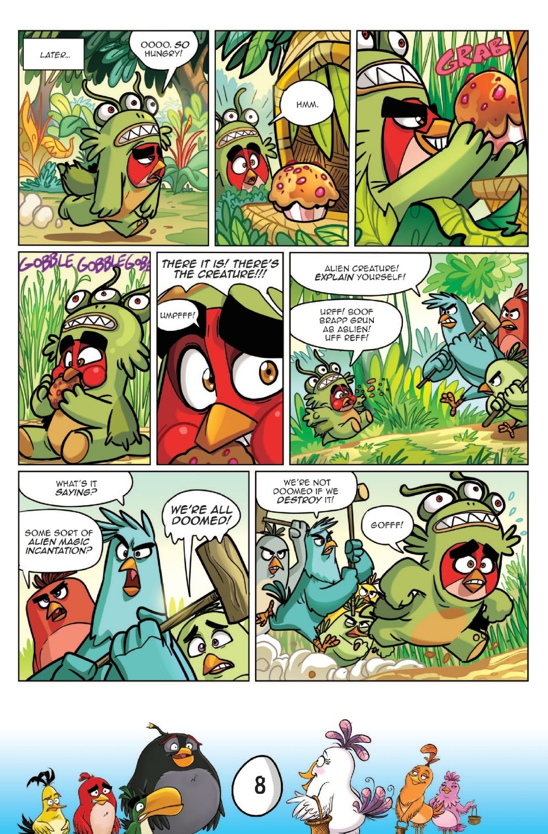 Read online Angry Birds Comics Quarterly comic -  Issue # Issue Furious Fowl - 9