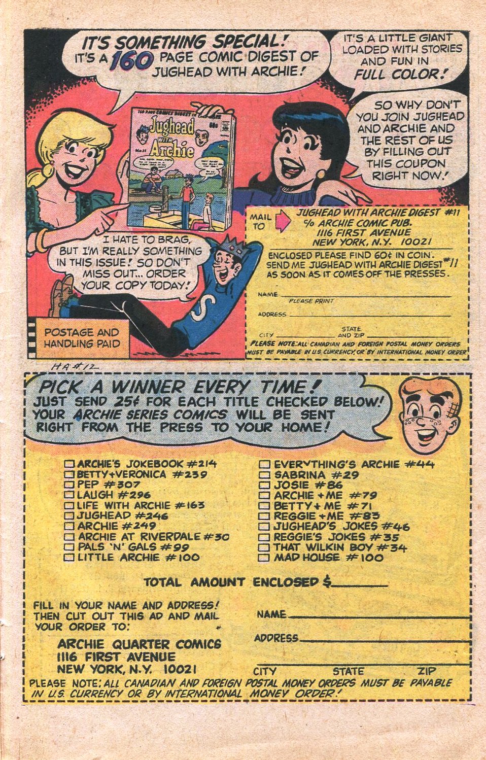 Read online Archie's TV Laugh-Out comic -  Issue #35 - 27