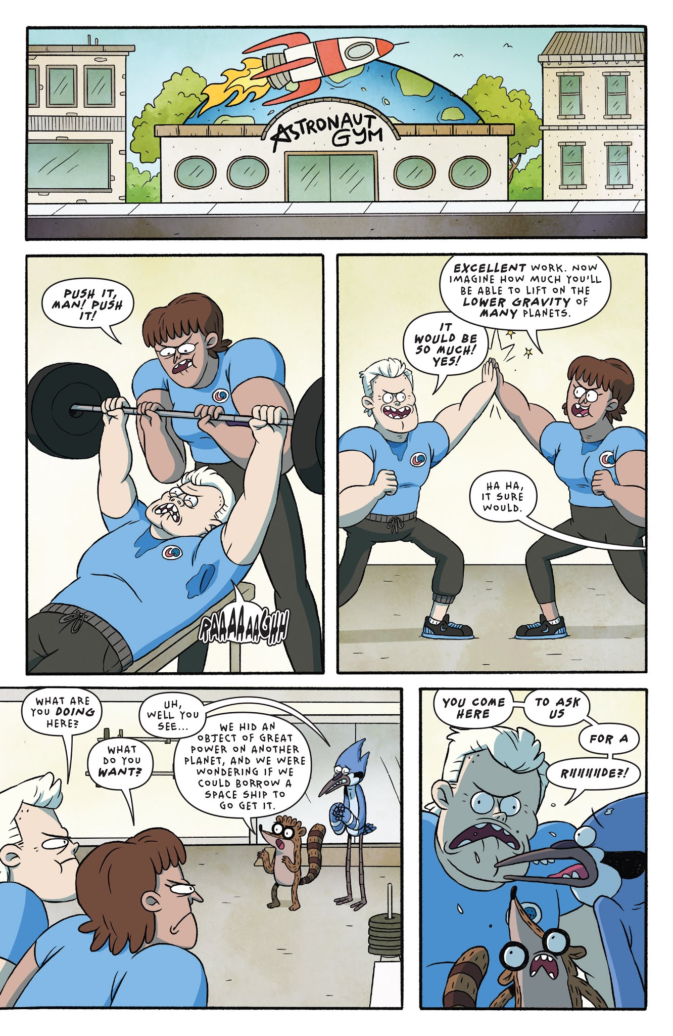 Read online Regular Show: 25 Years Later comic -  Issue #3 - 18