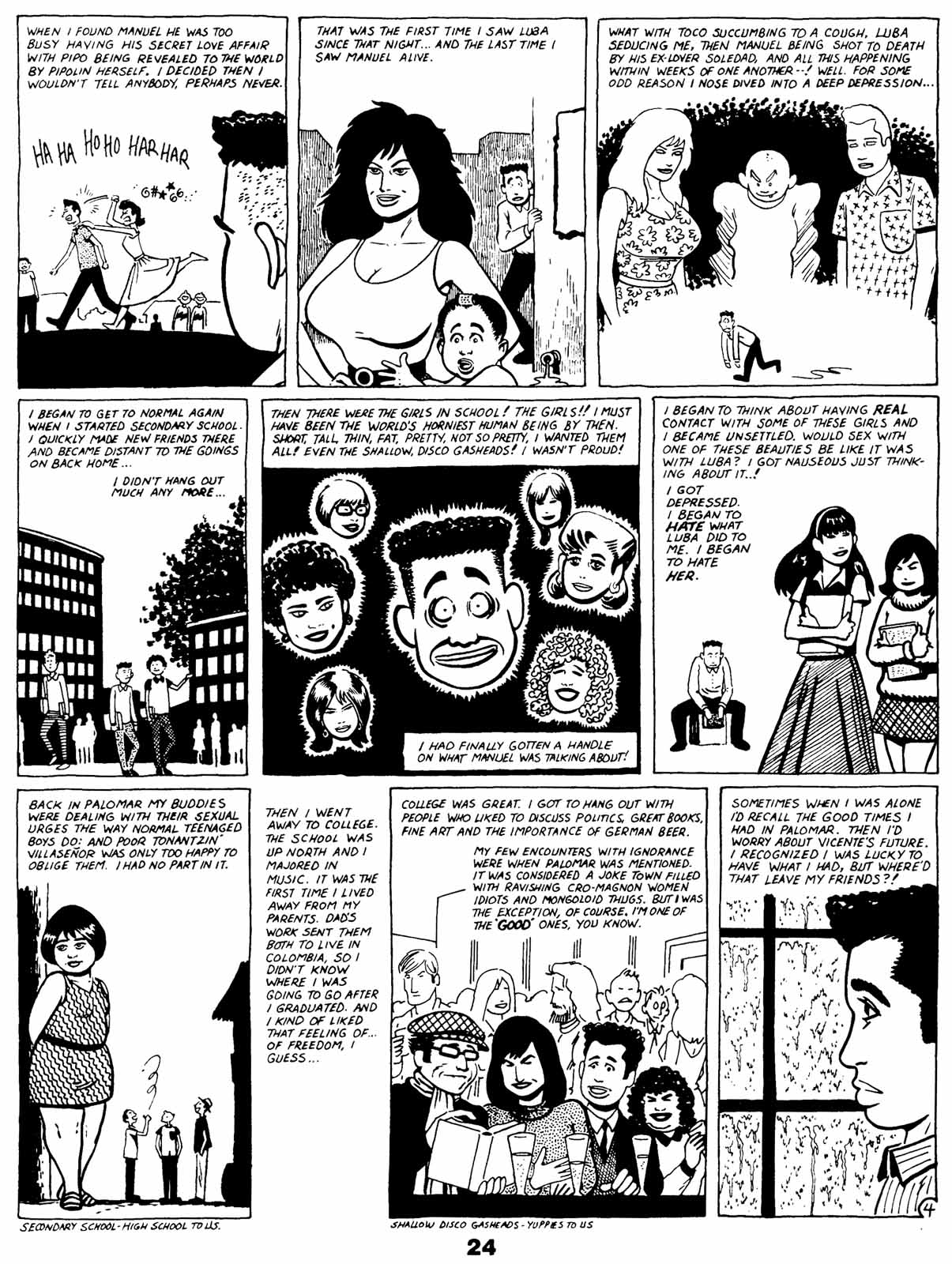 Read online Love and Rockets (1982) comic -  Issue #20 - 27