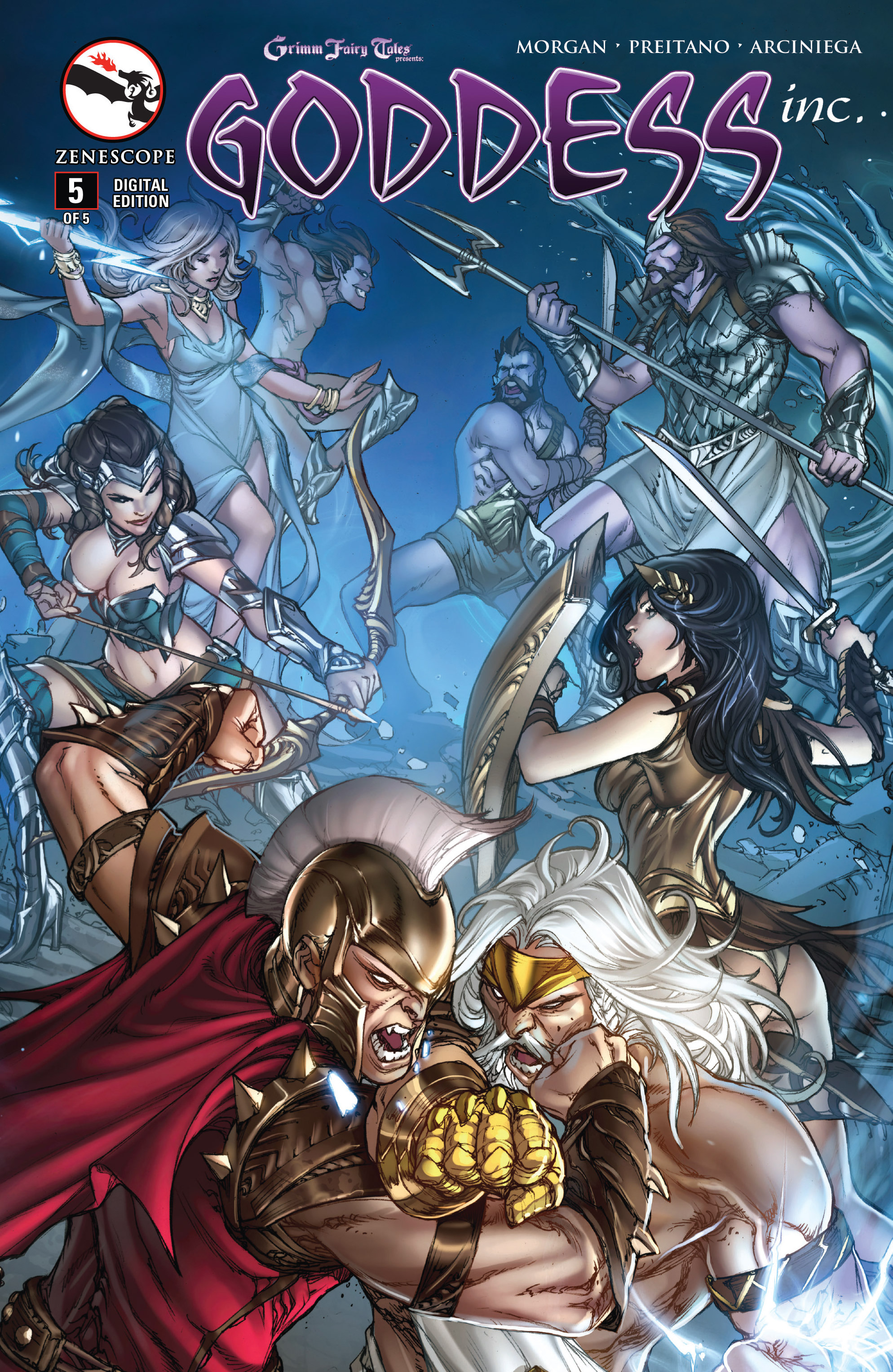 Read online Grimm Fairy Tales presents Goddess Inc. comic -  Issue #5 - 1