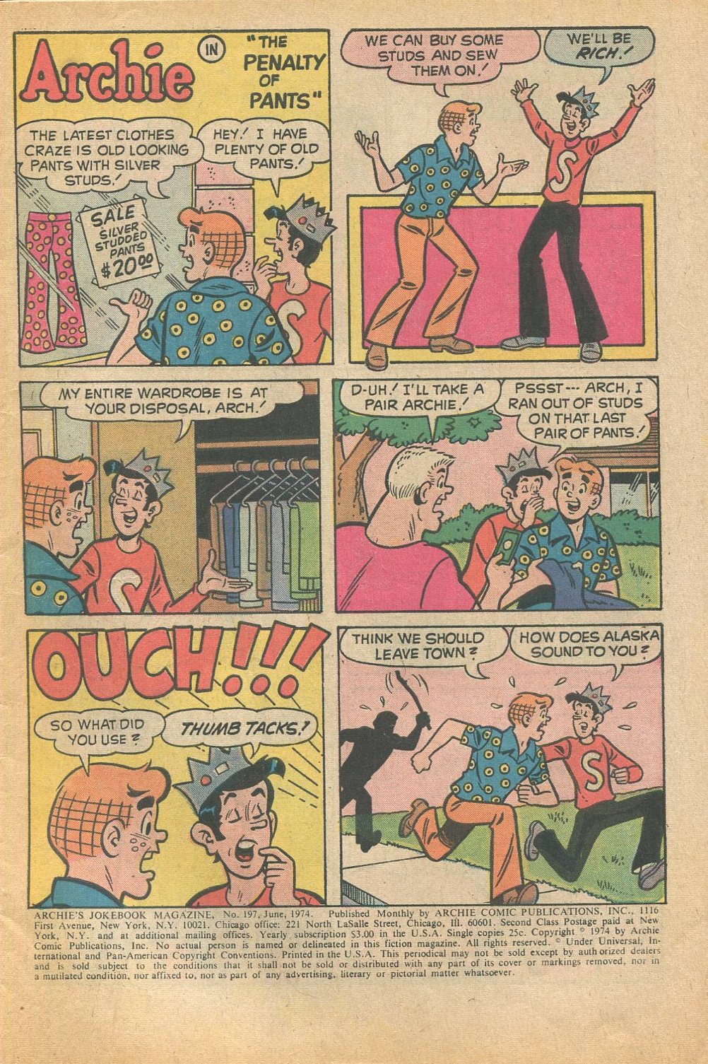 Read online Archie's Joke Book Magazine comic -  Issue #197 - 3