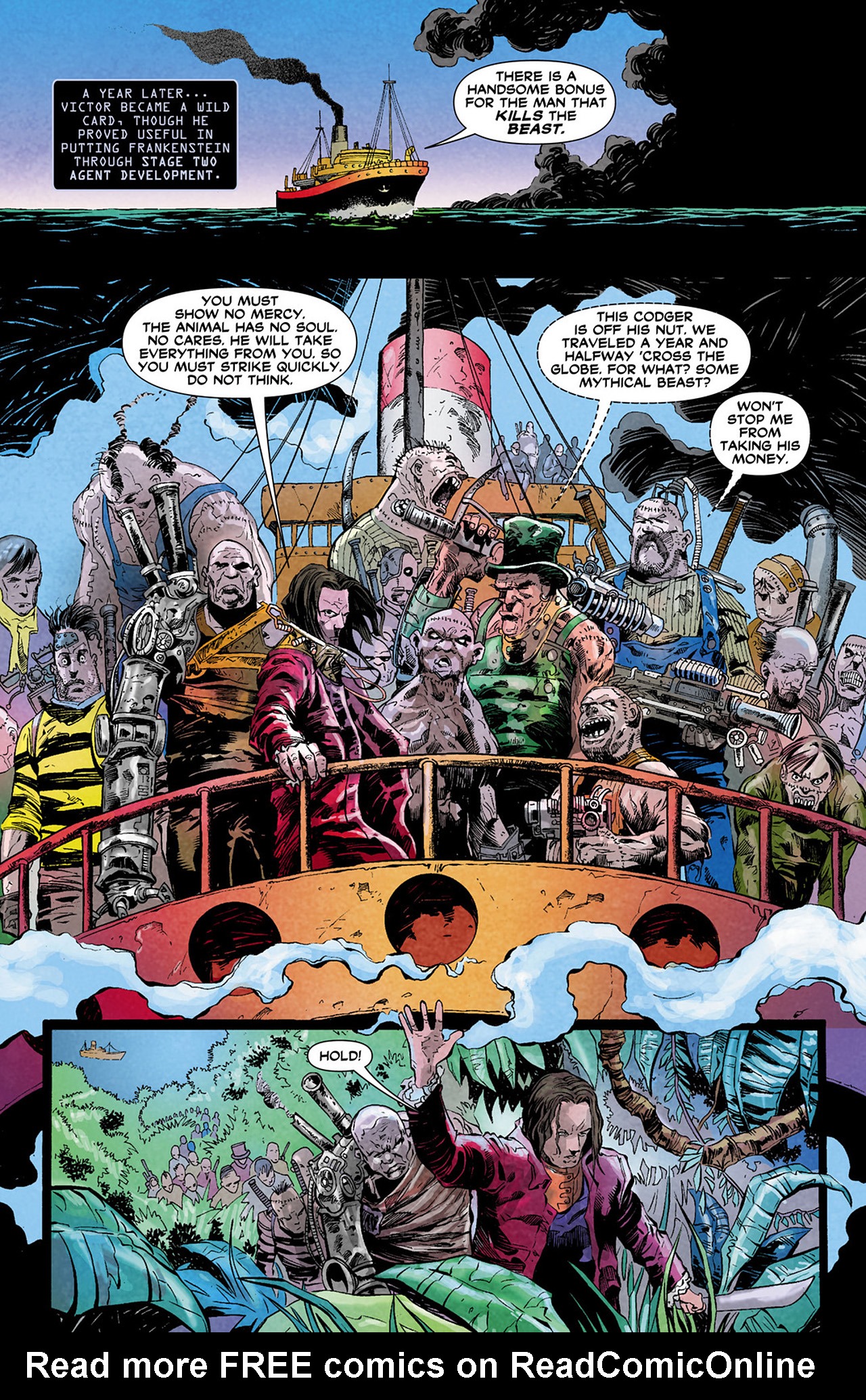 Read online Frankenstein, Agent of S.H.A.D.E. comic -  Issue #0 - 9
