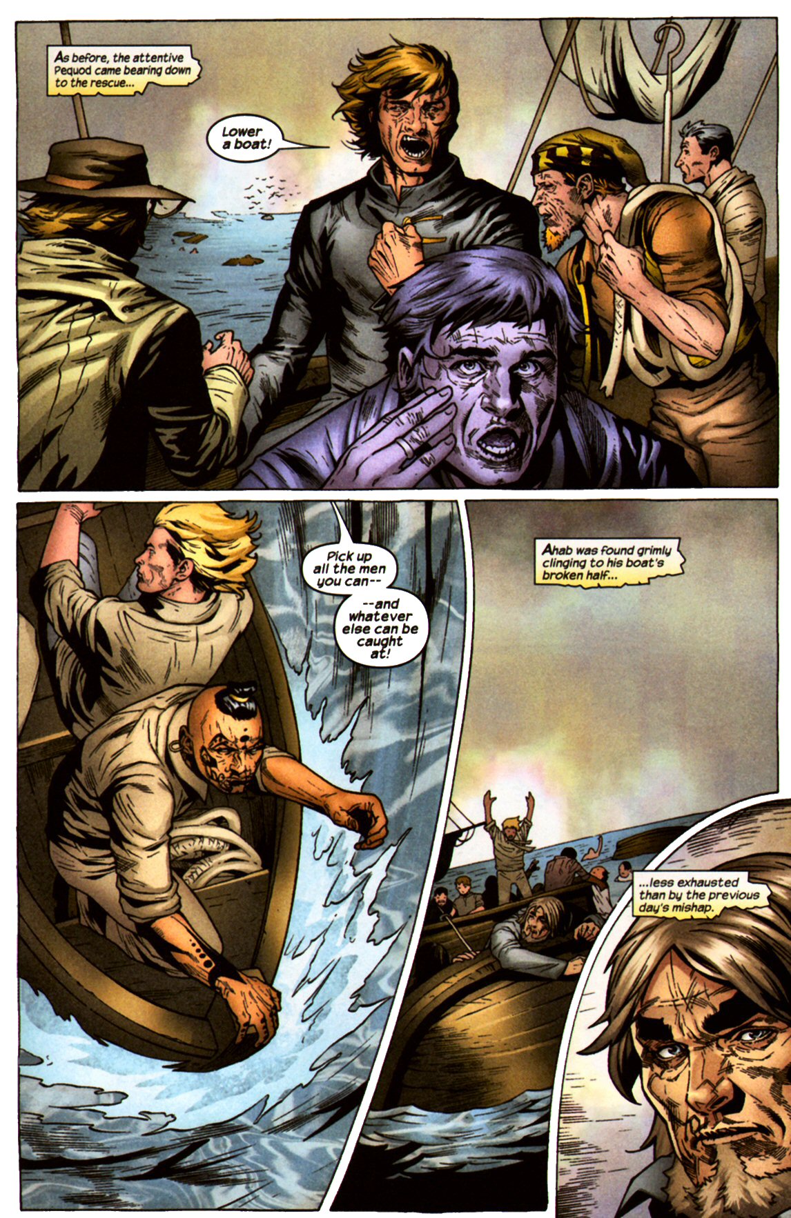 Read online Marvel Illustrated: Moby Dick comic -  Issue # TPB - 115