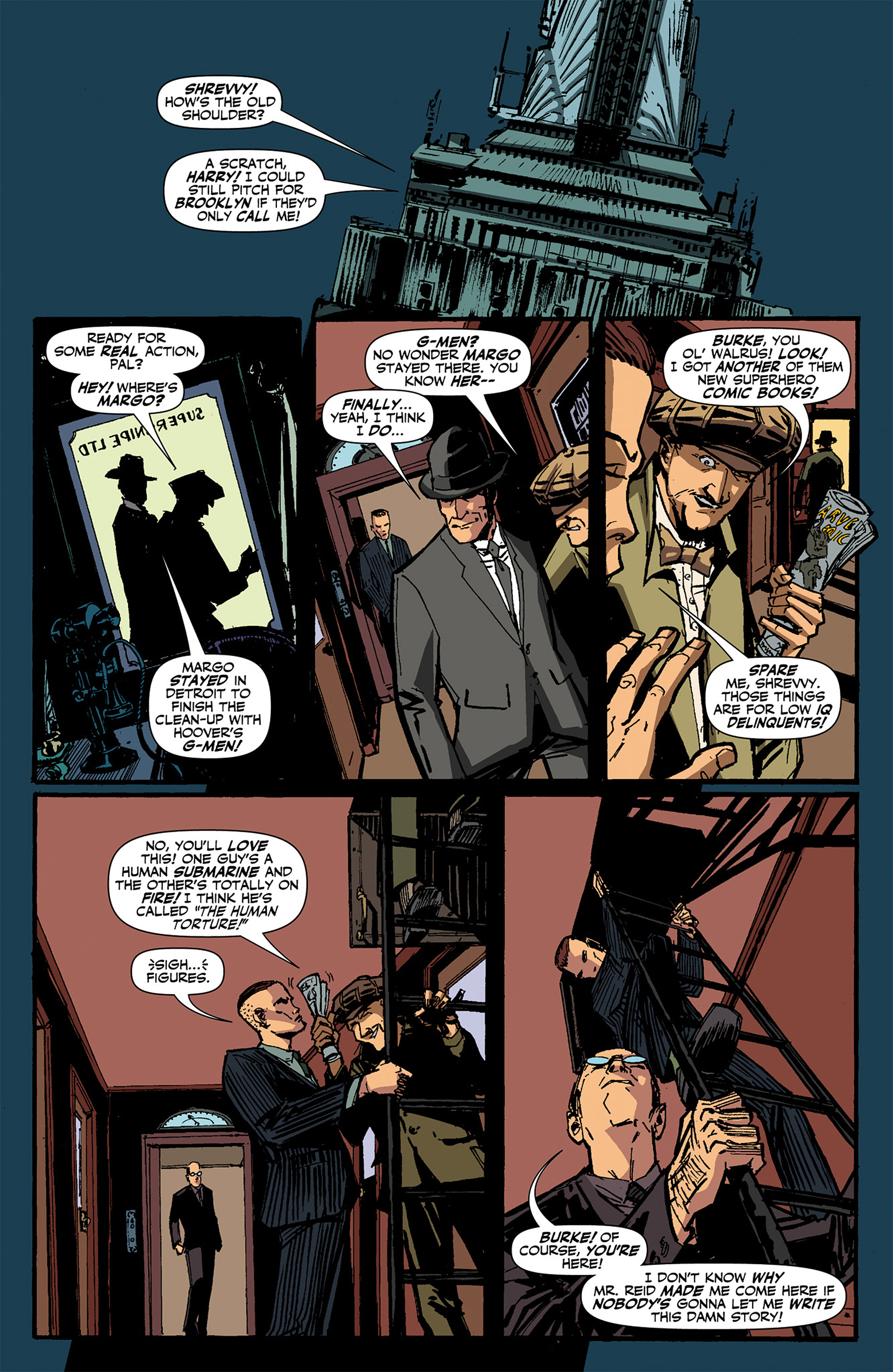 Read online The Shadow/Green Hornet: Dark Nights comic -  Issue #4 - 10