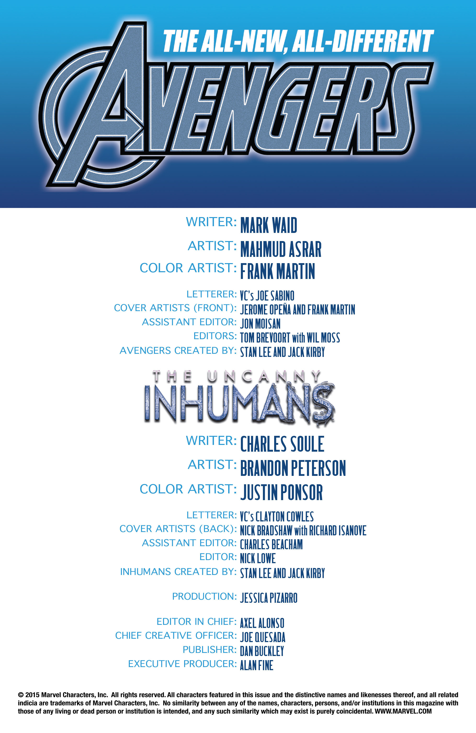 Read online Free Comic Book Day 2015 comic -  Issue # Avengers - 22