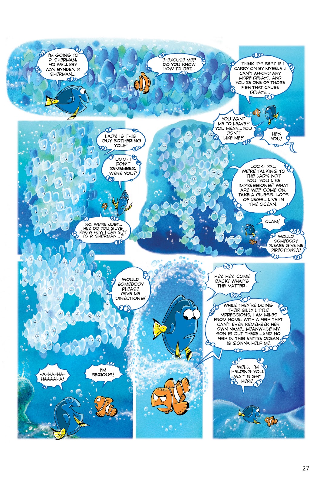 Disney/PIXAR Finding Nemo and Finding Dory: The Story of the Movies in Comics issue TPB - Page 27
