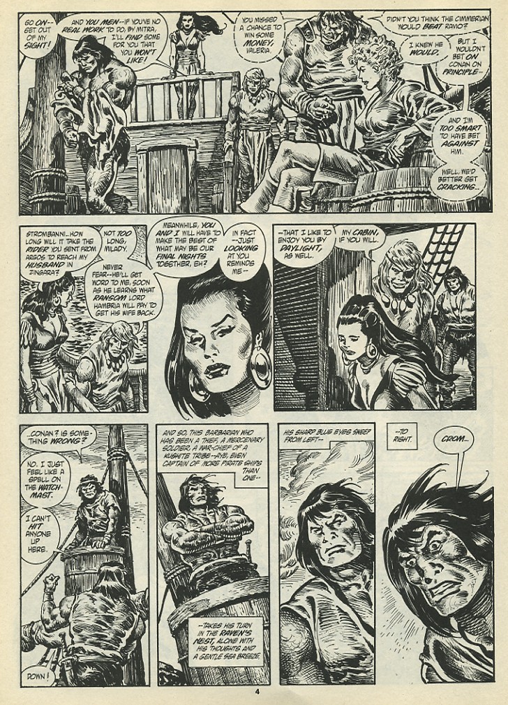 Read online The Savage Sword Of Conan comic -  Issue #198 - 6