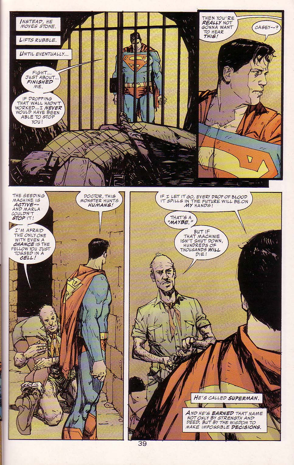 Read online Superman vs. Predator comic -  Issue #3 - 41