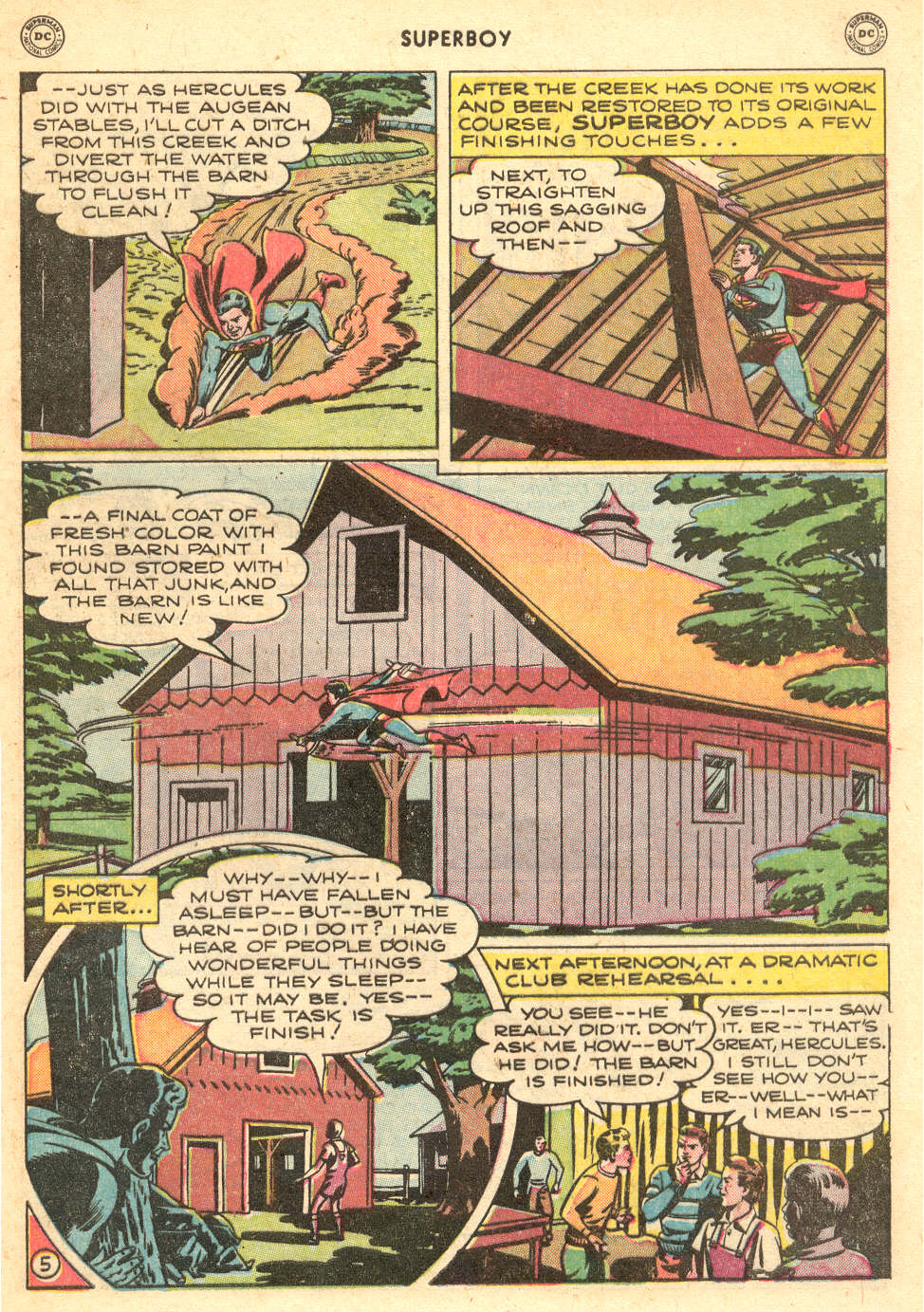 Read online Superboy (1949) comic -  Issue #6 - 36