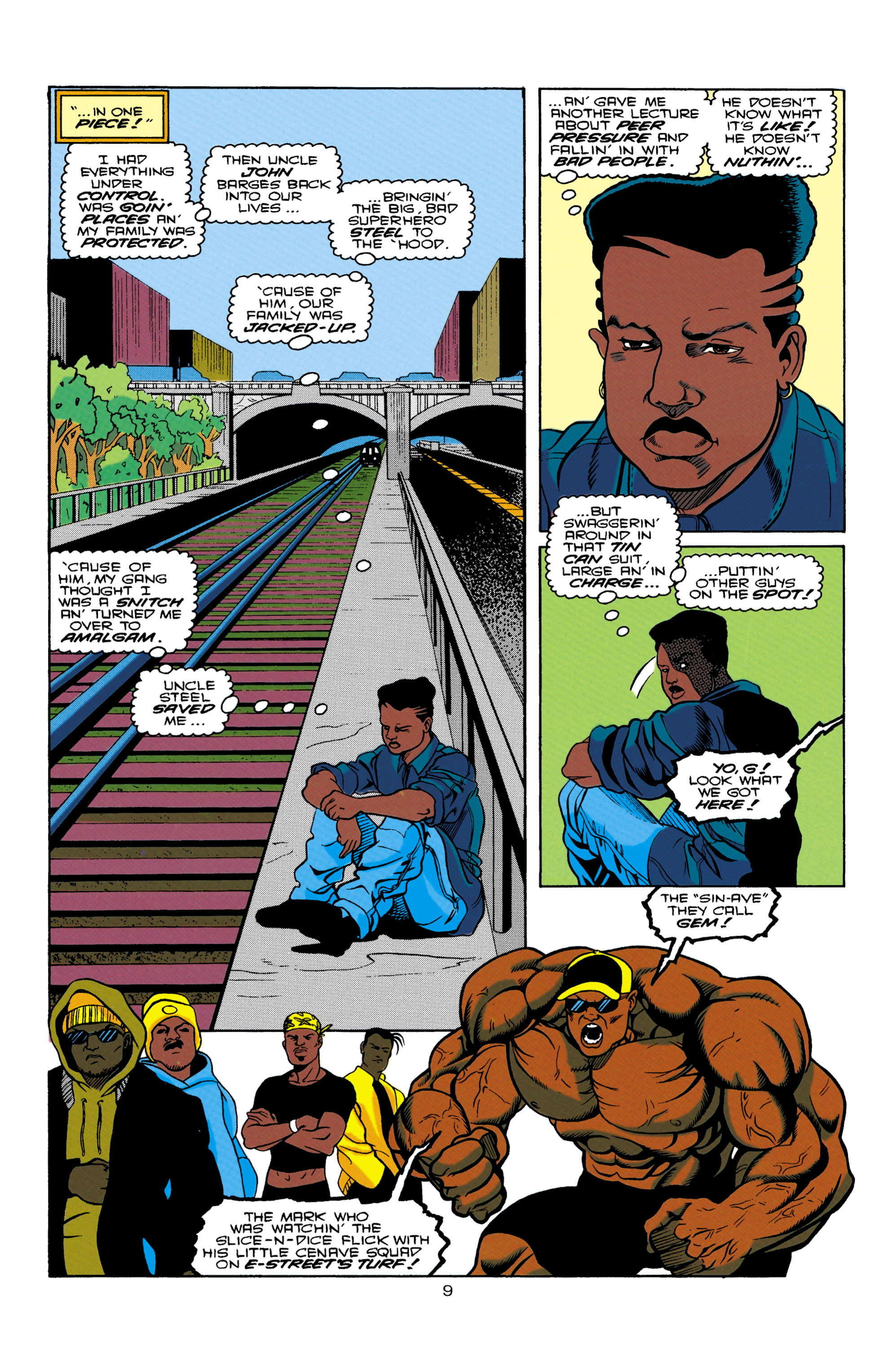 Read online Steel (1994) comic -  Issue #3 - 9