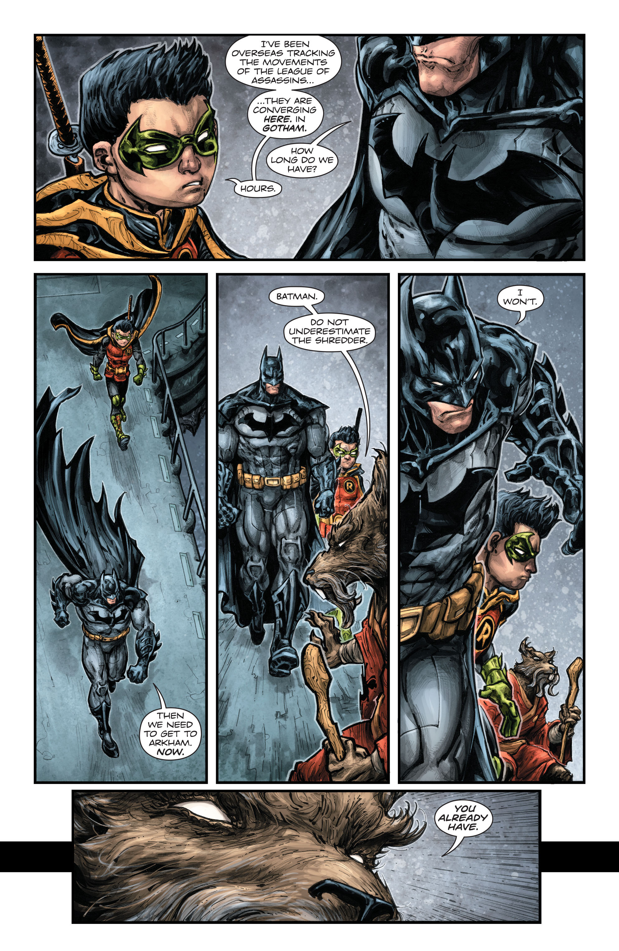 Read online Batman/Teenage Mutant Ninja Turtles comic -  Issue #5 - 17