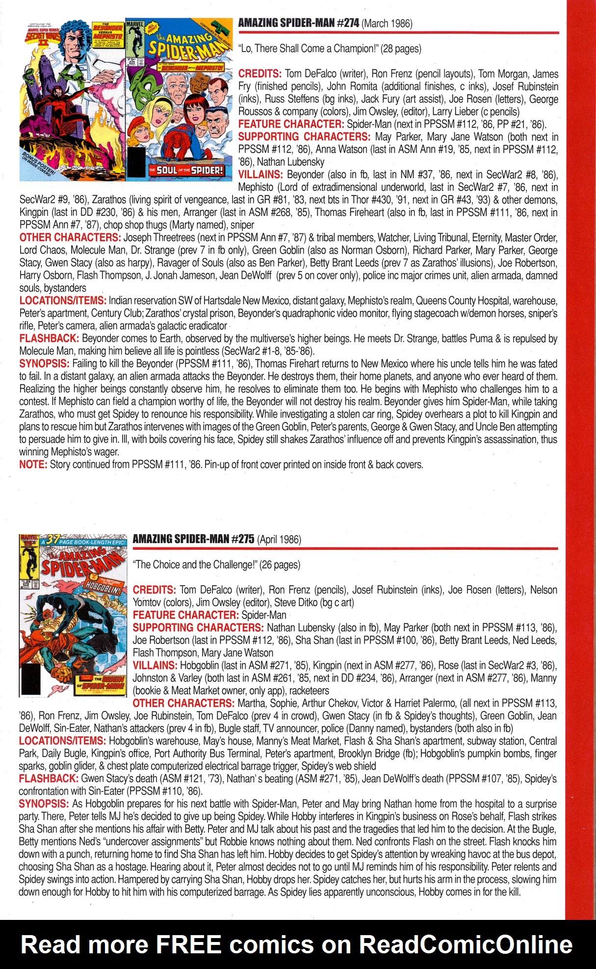 Read online Official Index to the Marvel Universe comic -  Issue #6 - 17