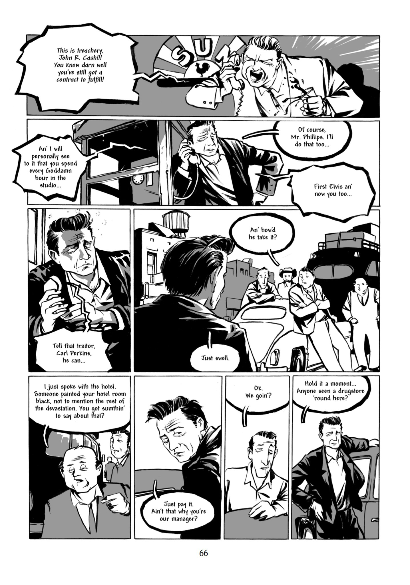 Read online Johnny Cash: I See a Darkness comic -  Issue # TPB - 63