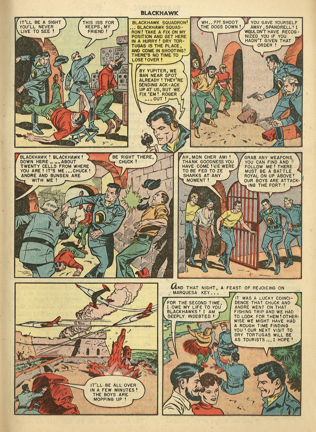 Read online Blackhawk (1957) comic -  Issue #33 - 34