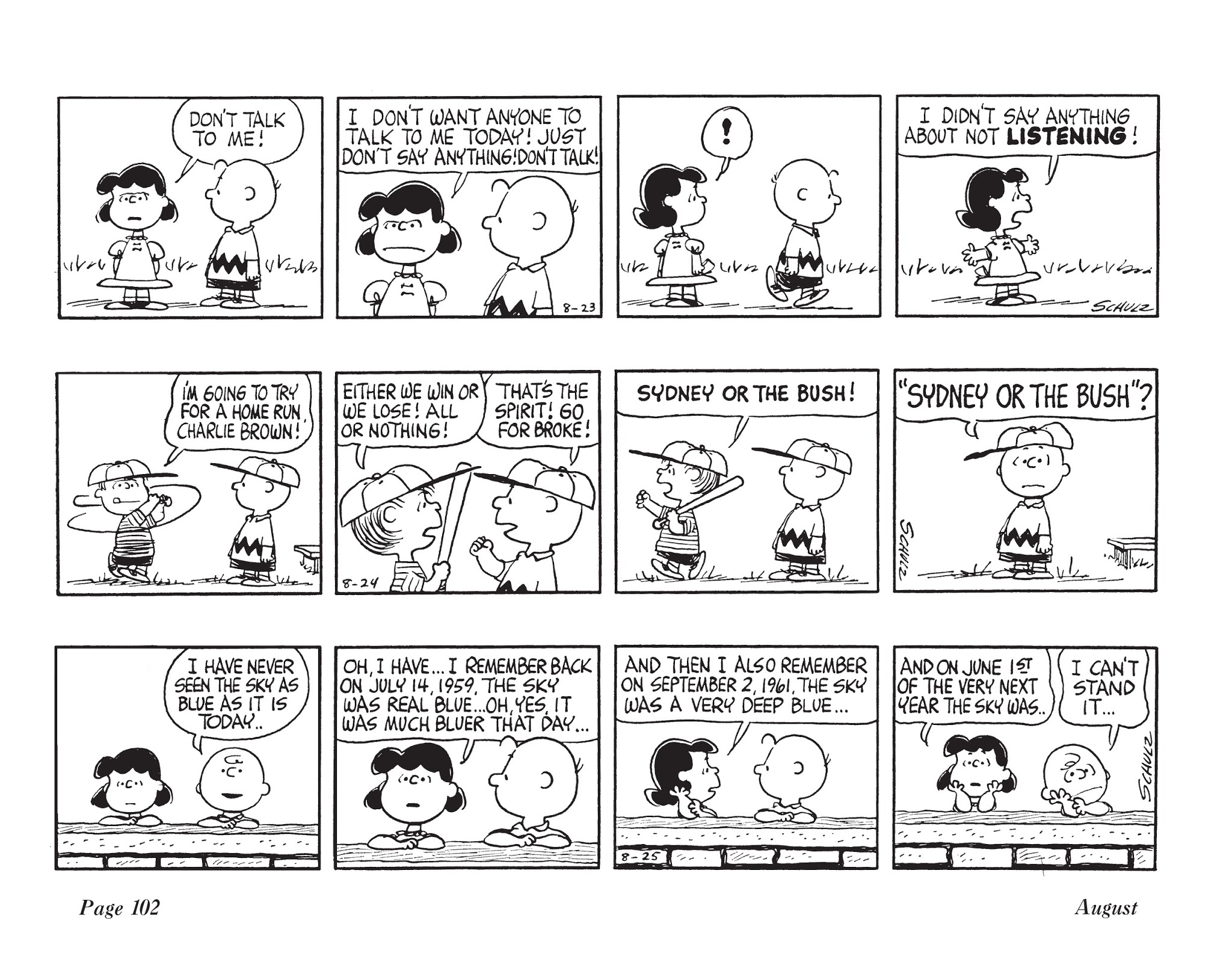 Read online The Complete Peanuts comic -  Issue # TPB 8 - 114