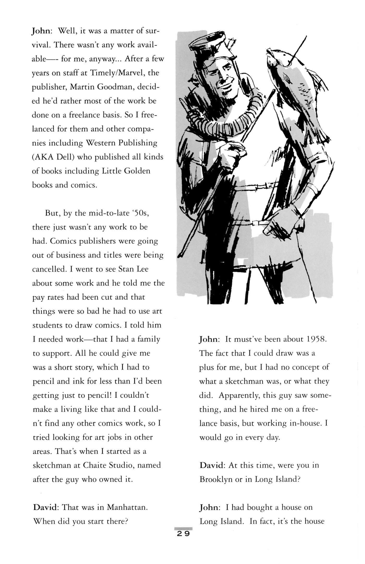 Read online John Buscema Sketchbook comic -  Issue # TPB - 33