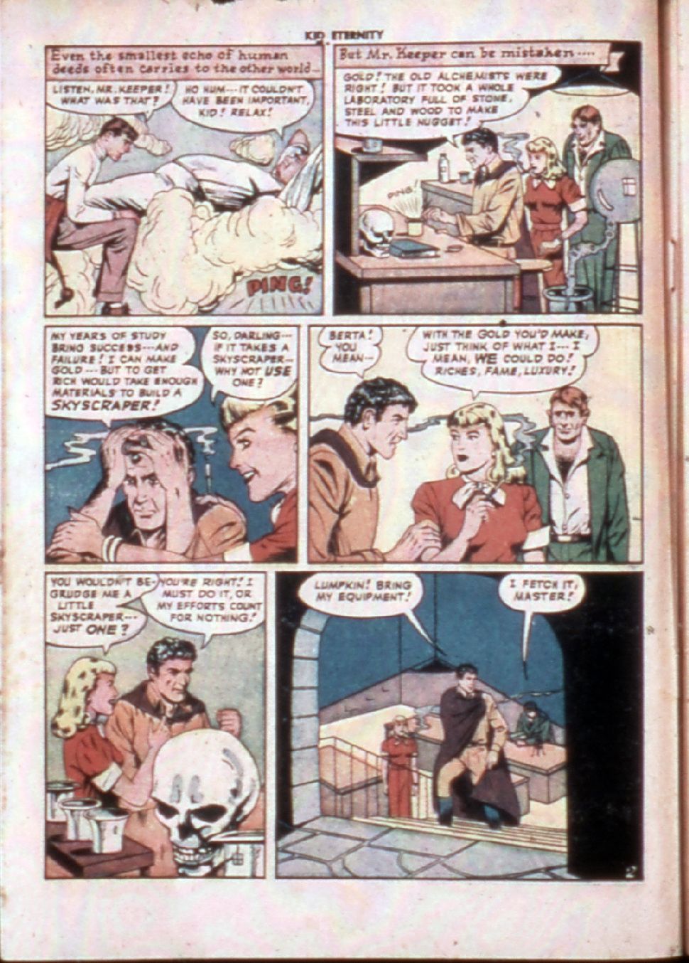 Read online Kid Eternity (1946) comic -  Issue #10 - 4