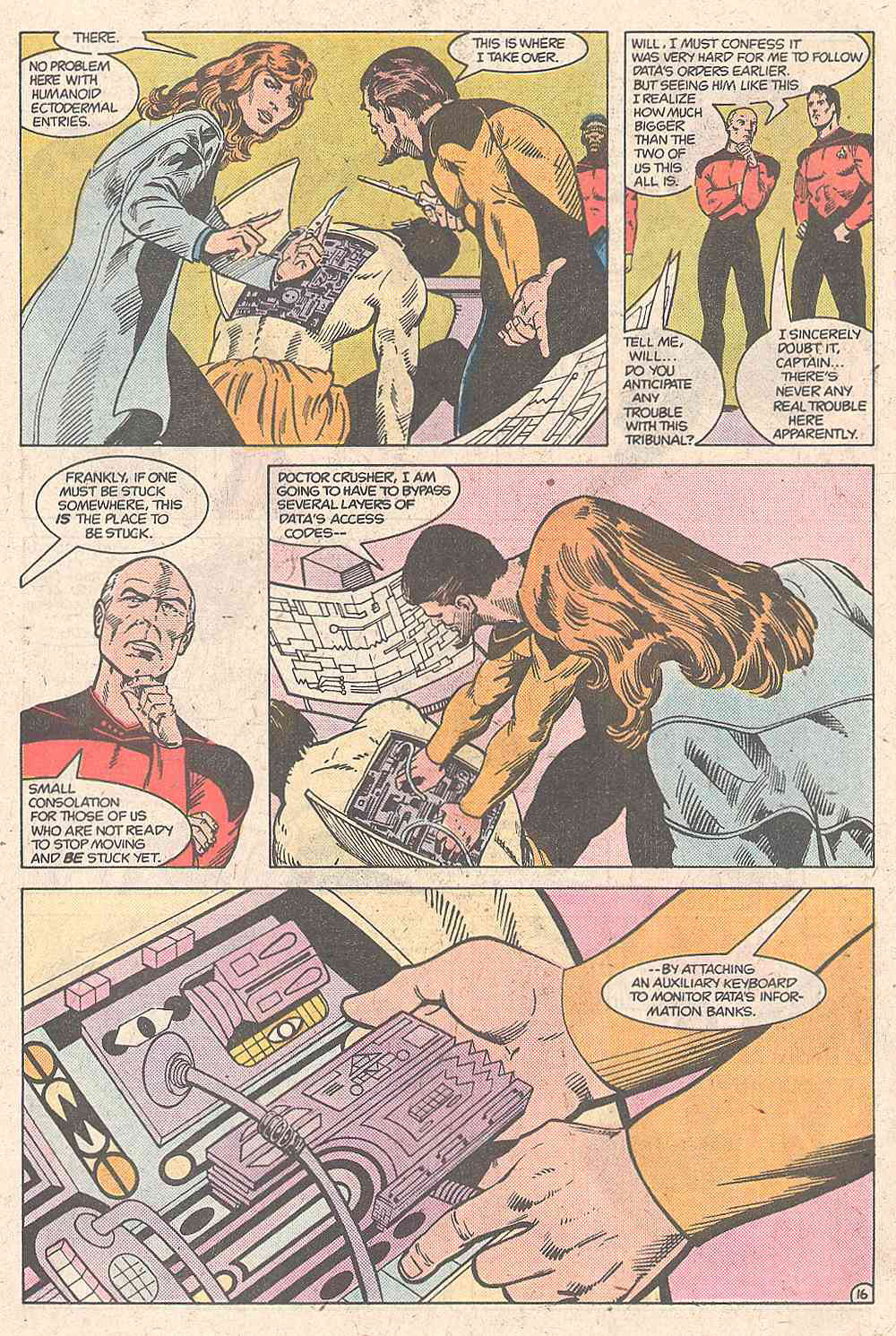 Read online Star Trek: The Next Generation (1988) comic -  Issue #6 - 17