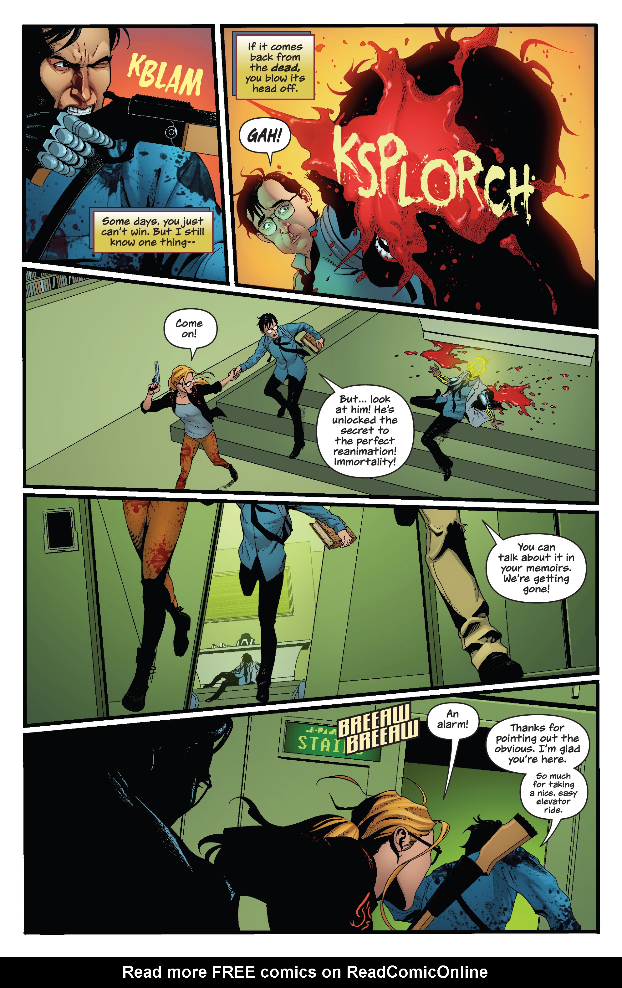 Read online Army of Darkness Vs. Reanimator: Necronomicon Rising comic -  Issue #5 - 10