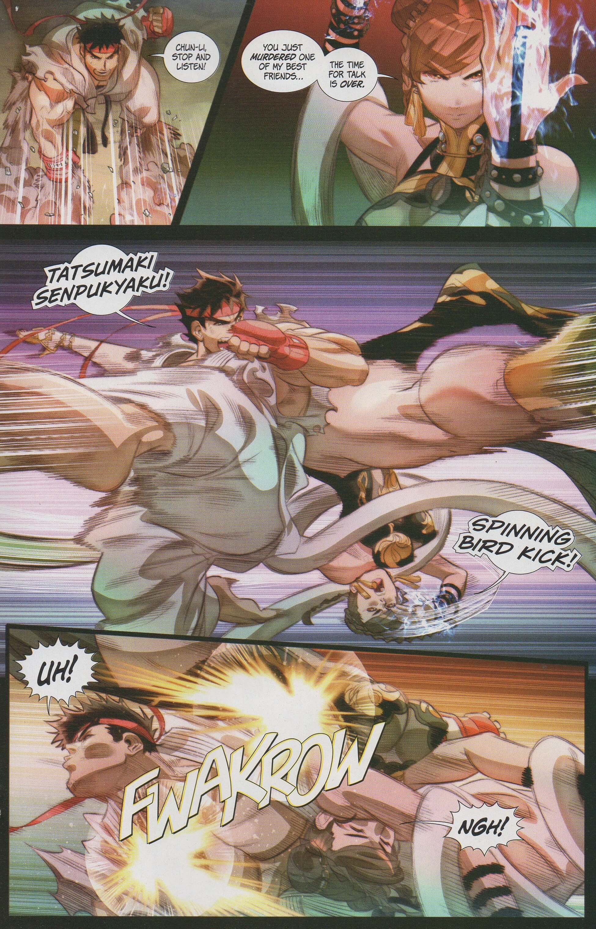Read online Free Comic Book Day 2020 comic -  Issue # Street Fighter 100 - Ryu vs Chun-Li - 19