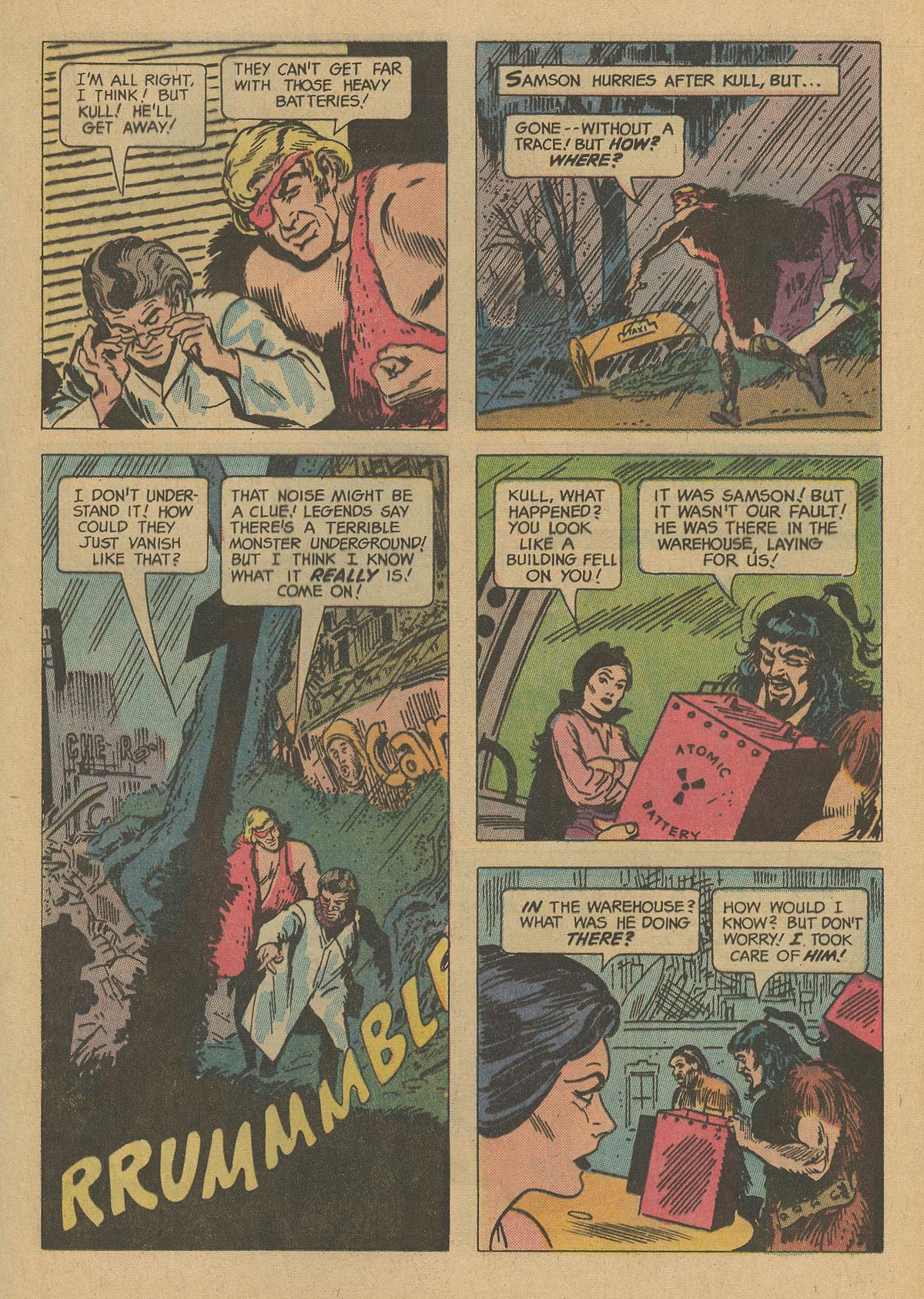 Read online Mighty Samson (1964) comic -  Issue #22 - 17