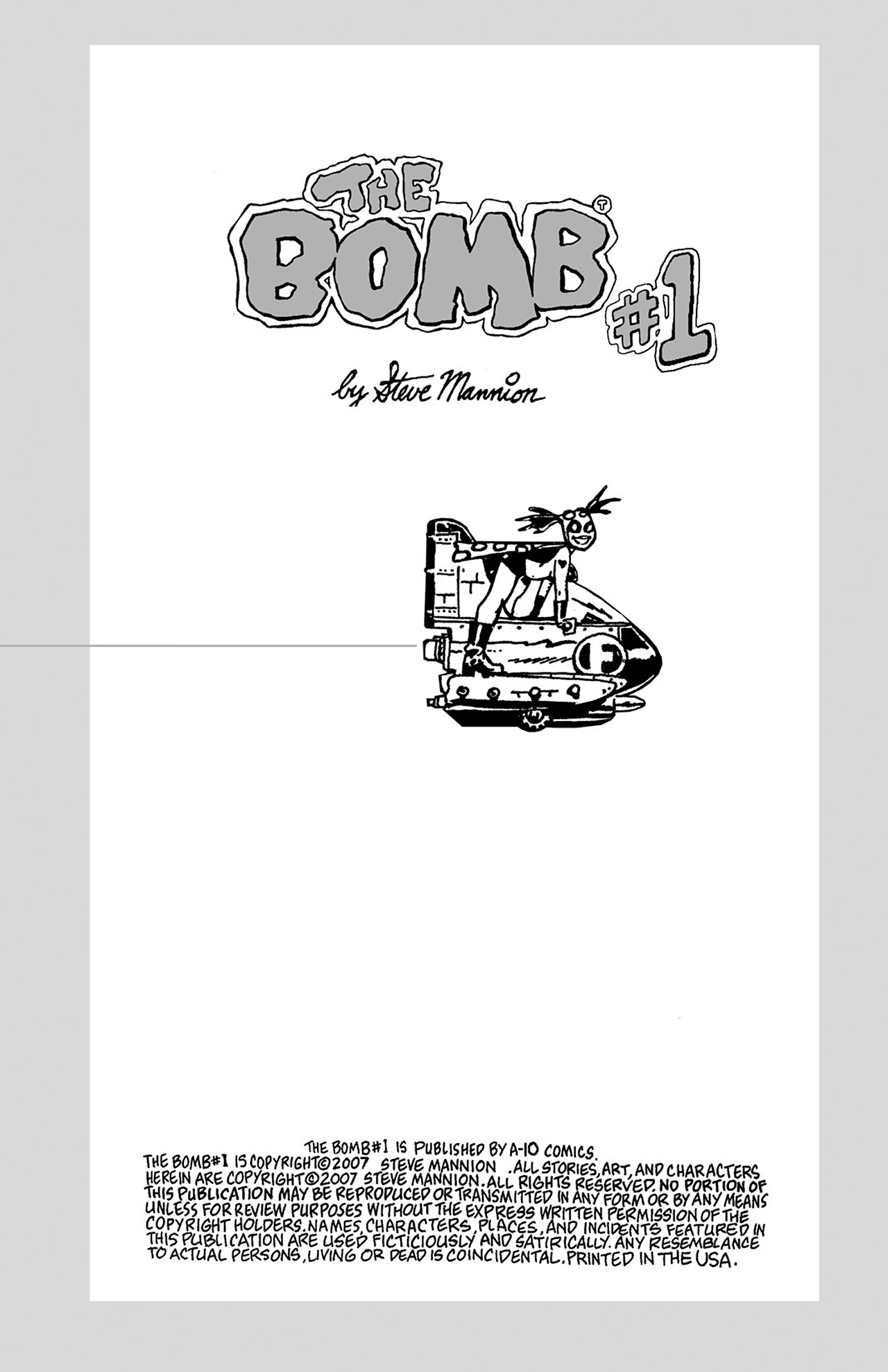 Read online The Bomb comic -  Issue #1 - 2