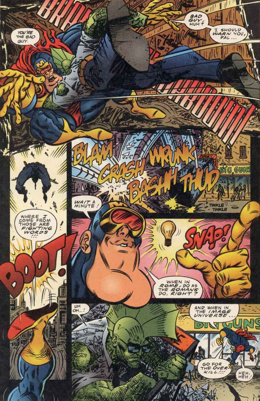 Read online Savage Dragon vs. Savage Megaton Man comic -  Issue # Full - 18