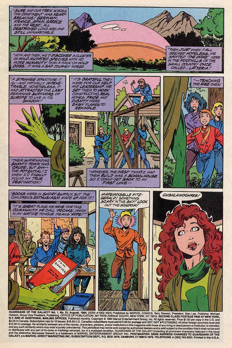 Guardians of the Galaxy (1990) issue 51 - Page 2