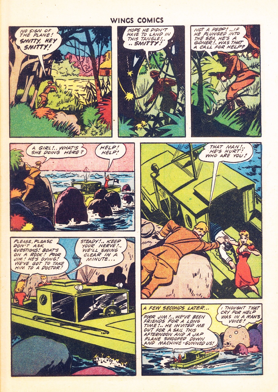 Read online Wings Comics comic -  Issue #34 - 7