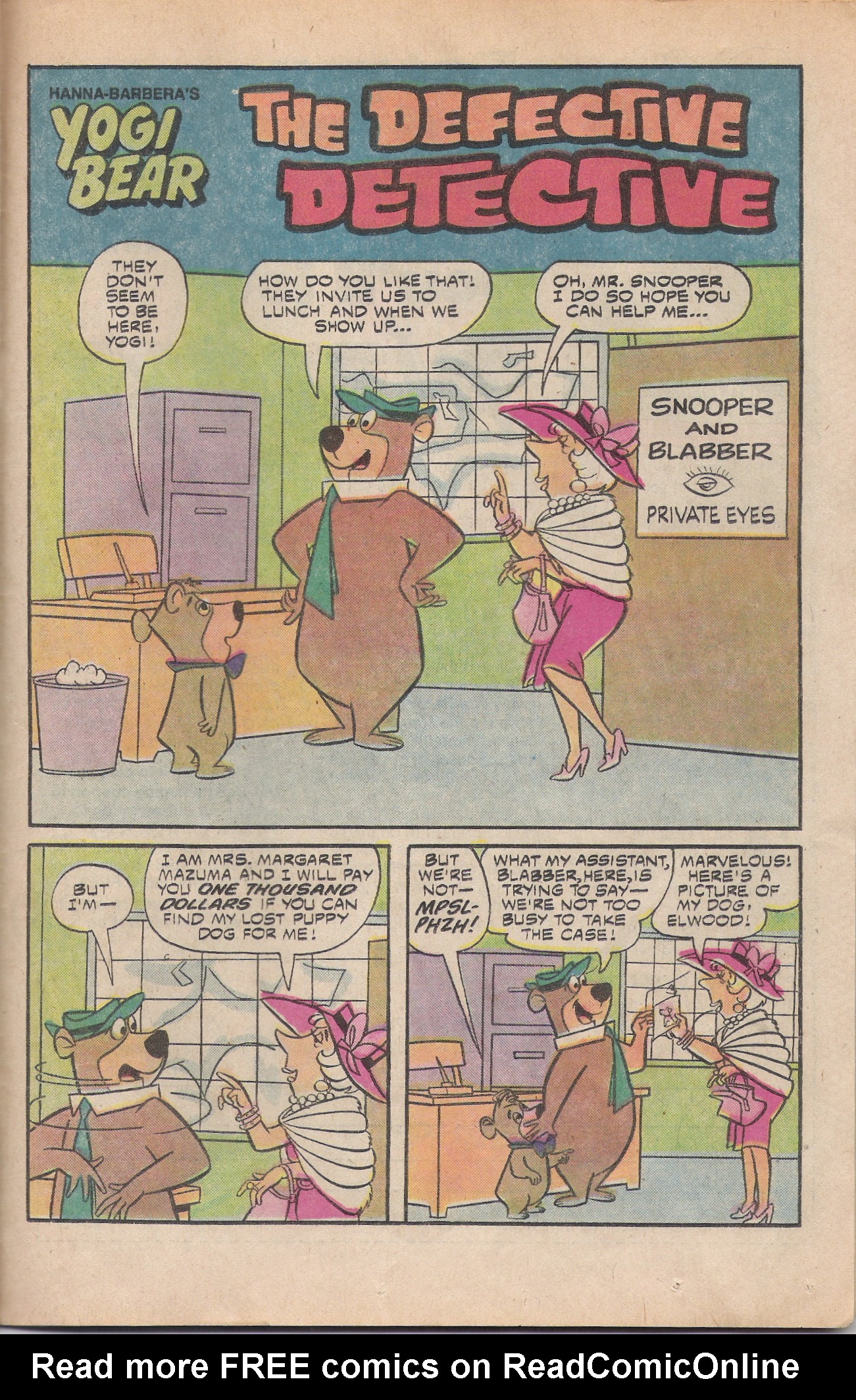 Read online Yogi Bear comic -  Issue #5 - 23
