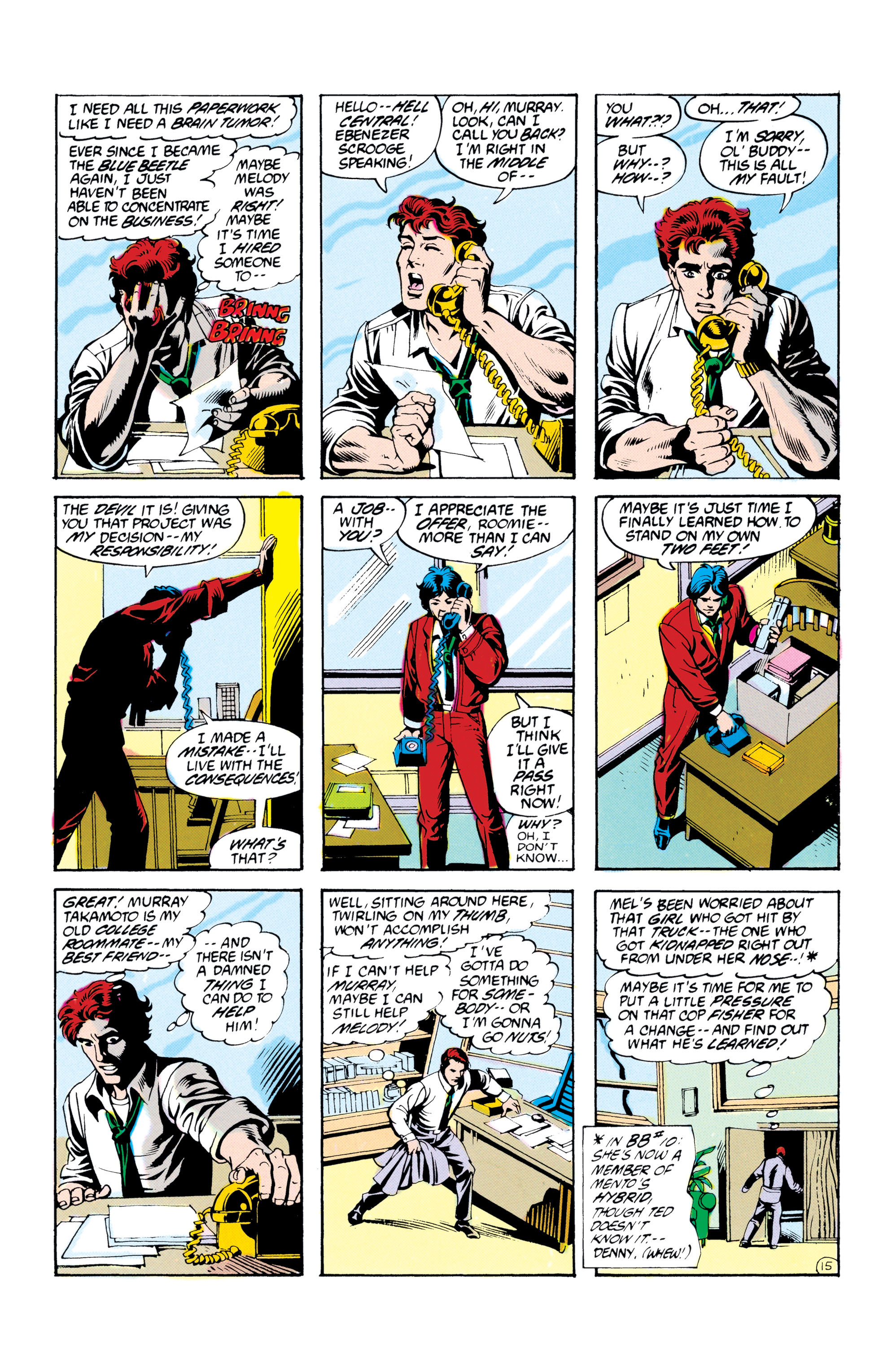 Read online Blue Beetle (1986) comic -  Issue #14 - 16