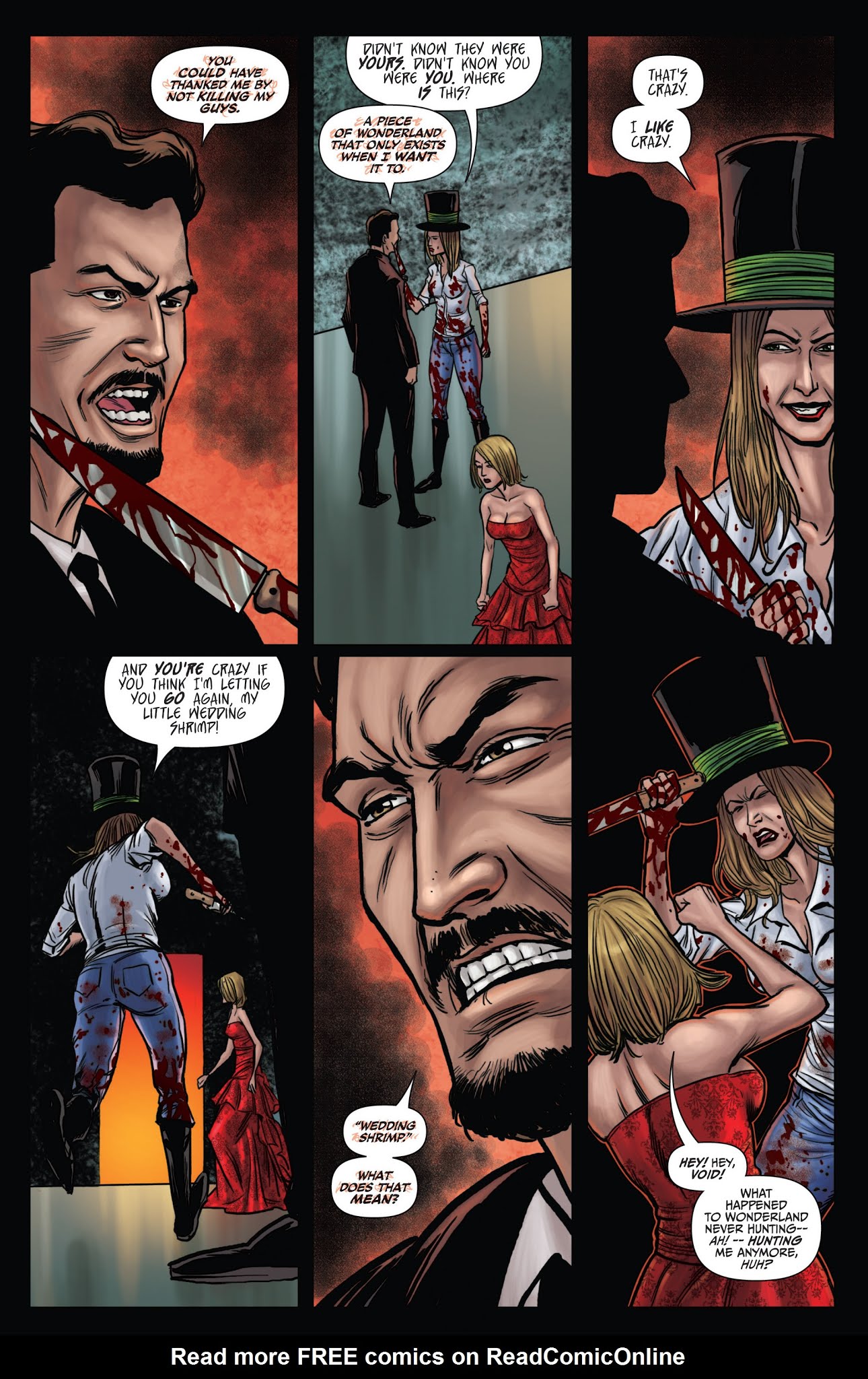 Read online Grimm Fairy Tales presents Wonderland: Asylum comic -  Issue #4 - 8