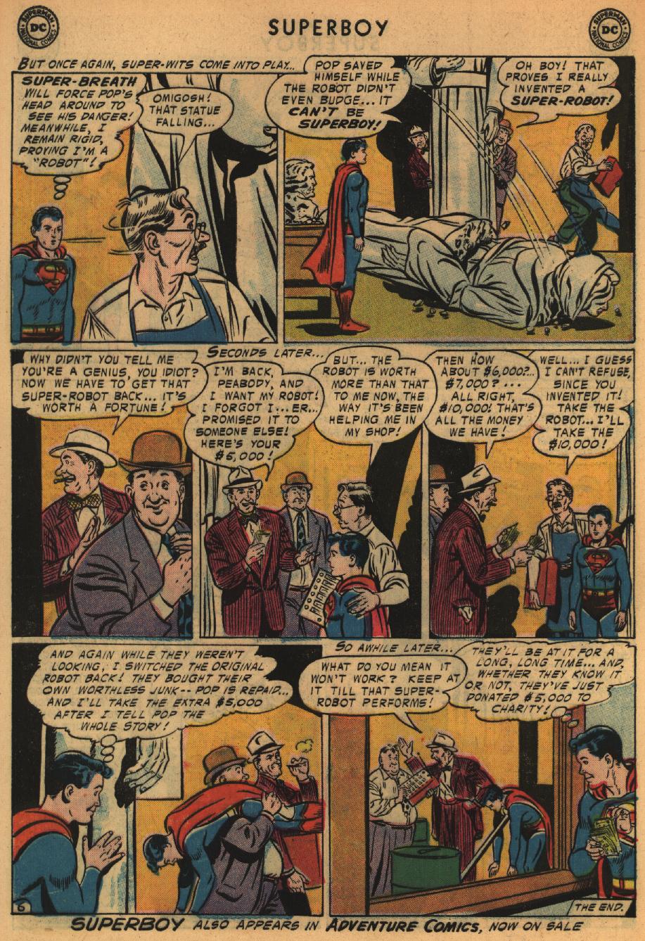 Read online Superboy (1949) comic -  Issue #52 - 25