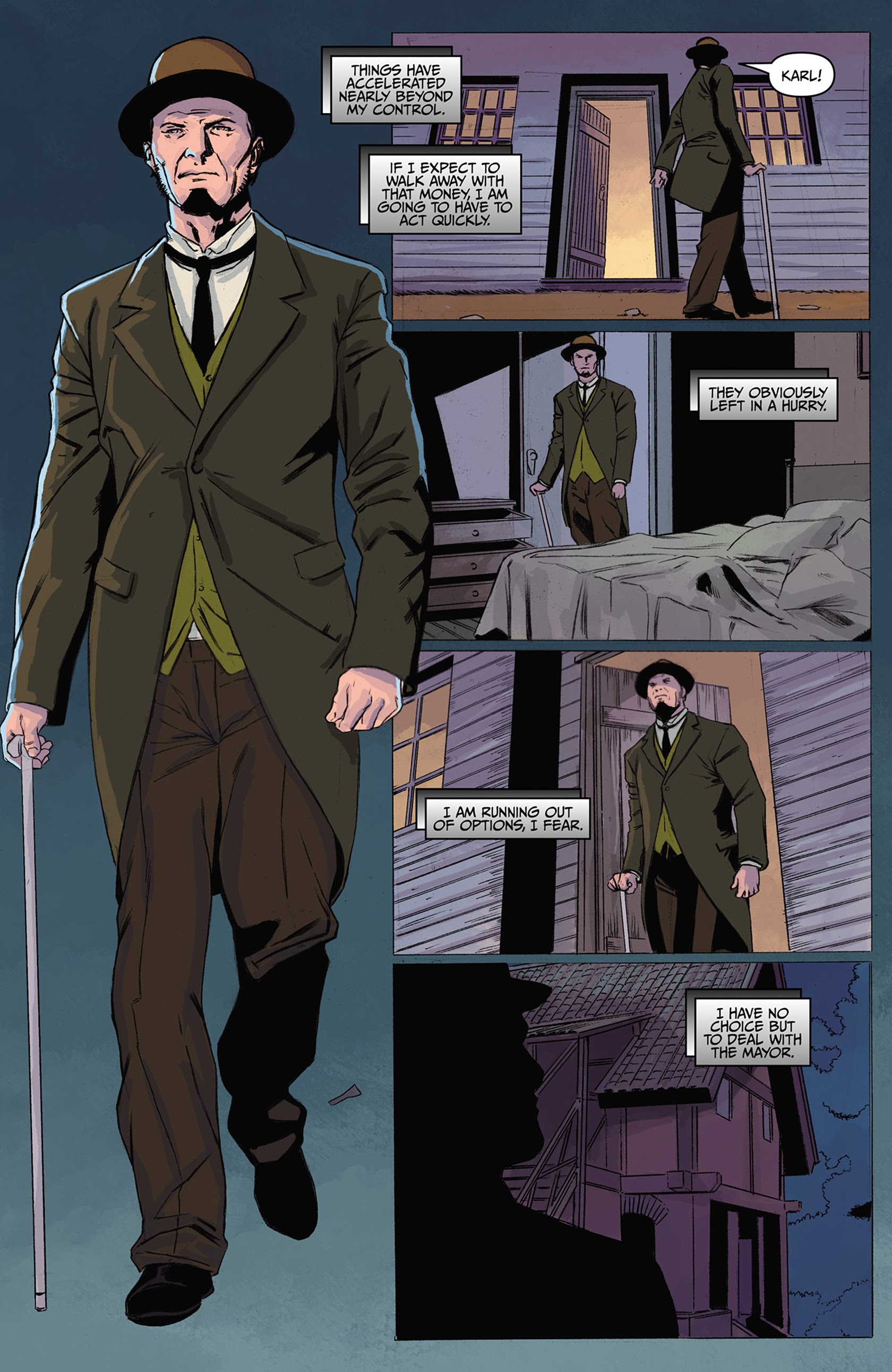 Read online Sherlock Holmes: Moriarty Lives comic -  Issue #4 - 20