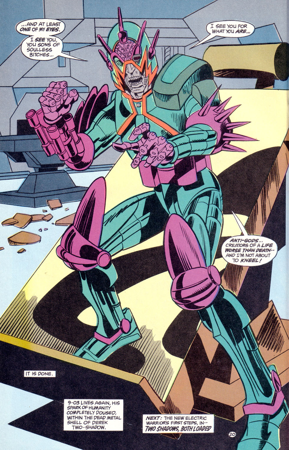 Read online Electric Warrior comic -  Issue #9 - 22