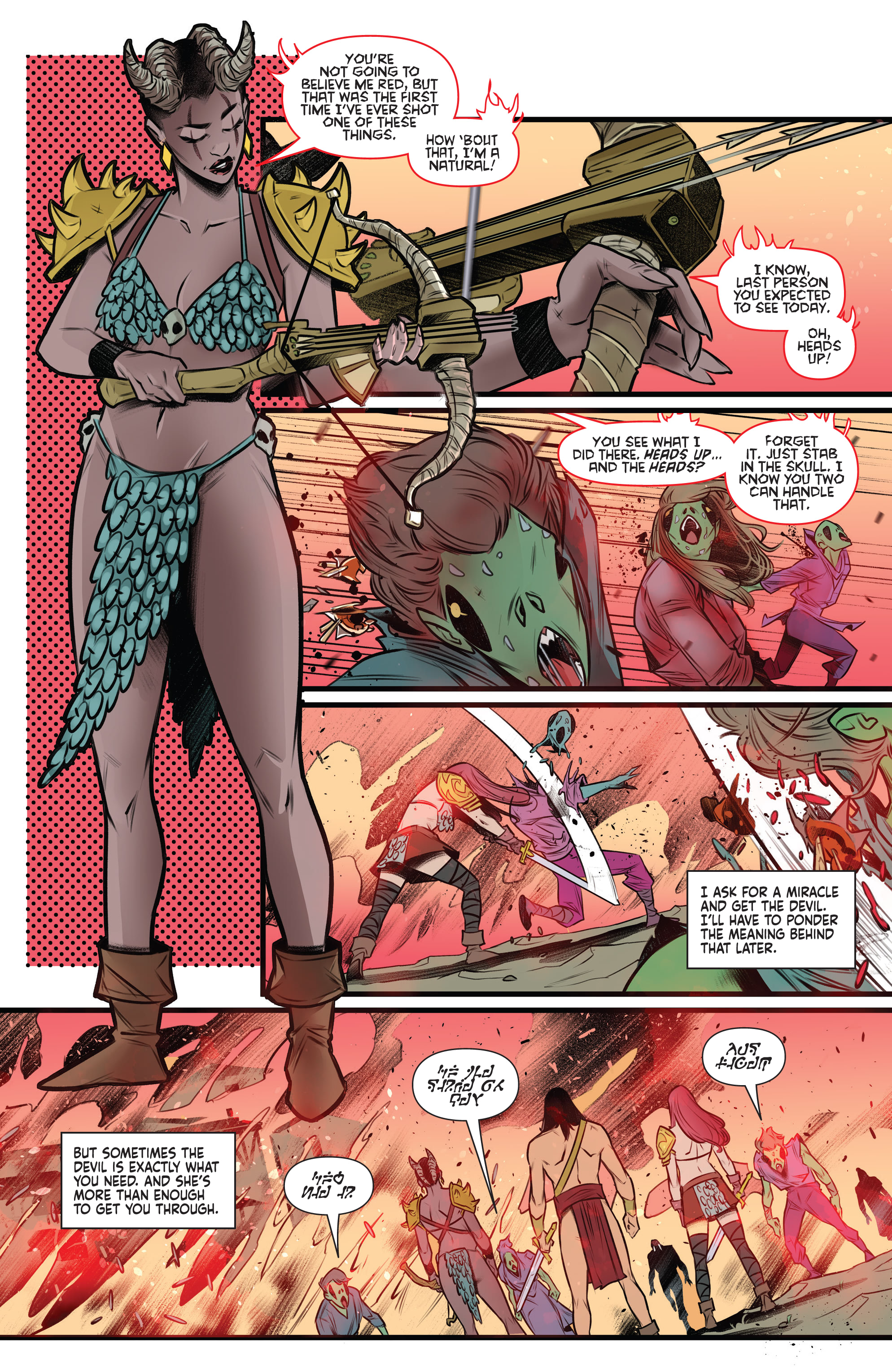 Read online Red Sonja / Hell Sonja comic -  Issue #1 - 24