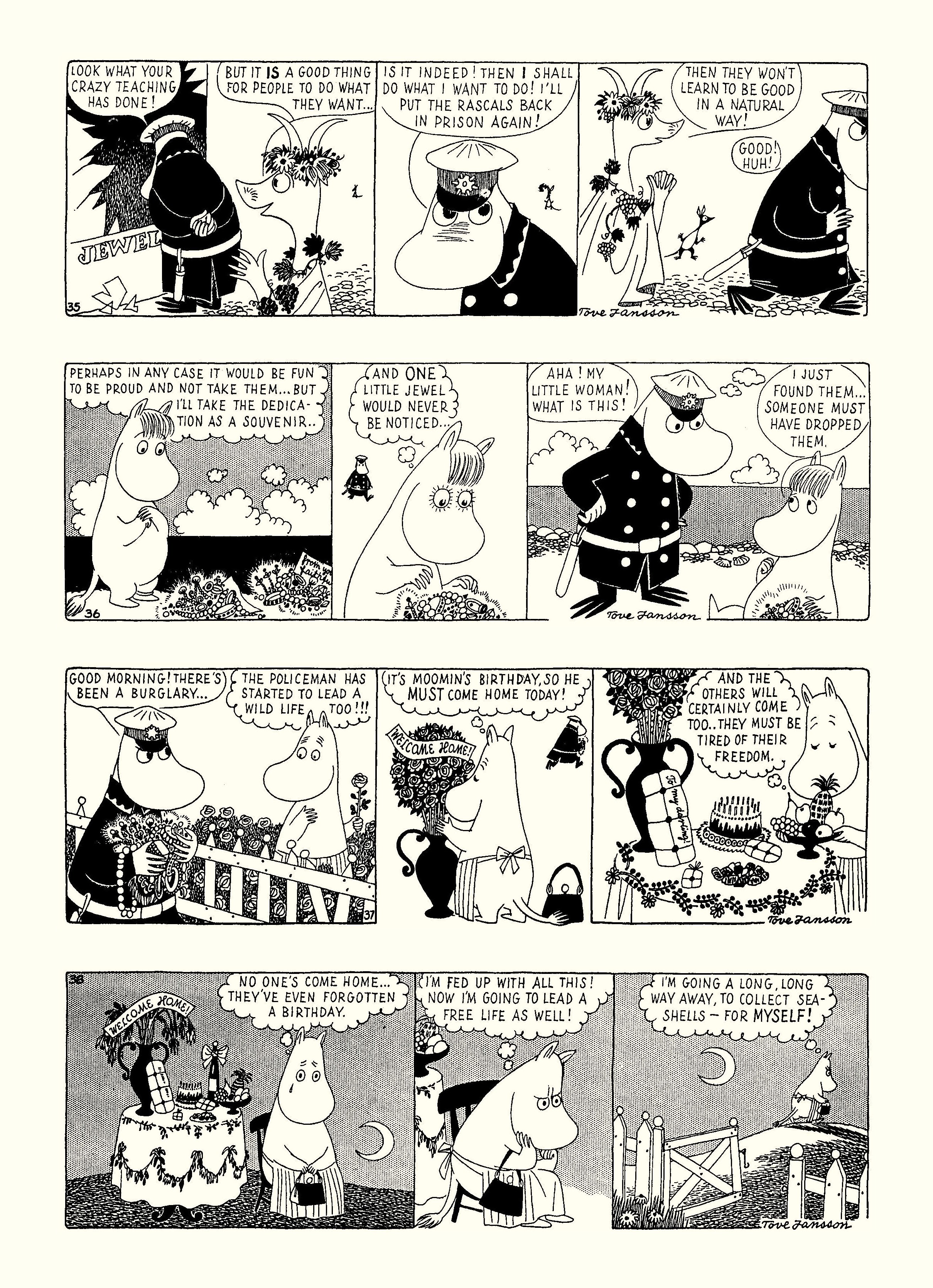 Read online Moomin: The Complete Tove Jansson Comic Strip comic -  Issue # TPB 2 - 73