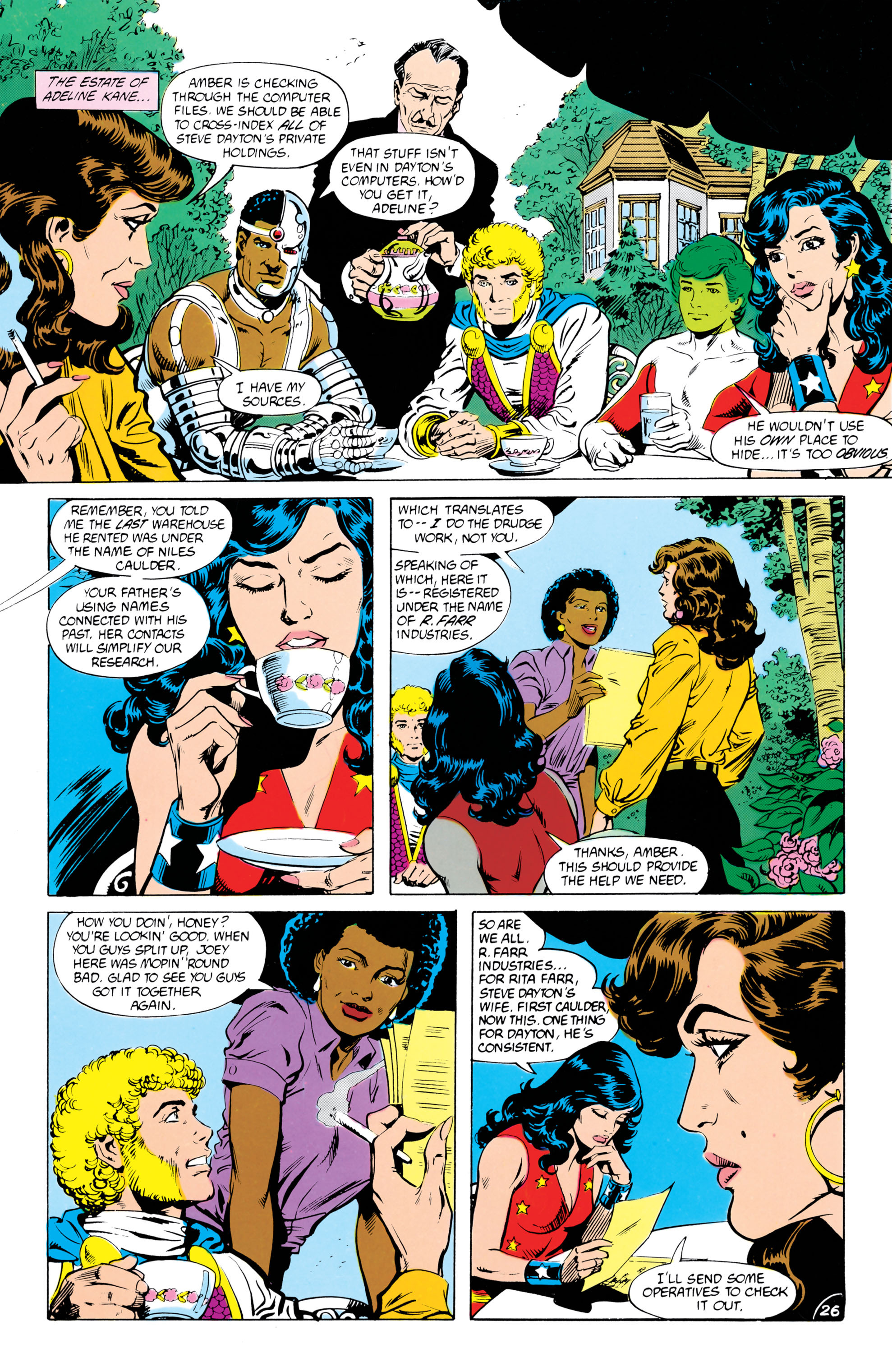 Read online The New Teen Titans (1984) comic -  Issue #25 - 27