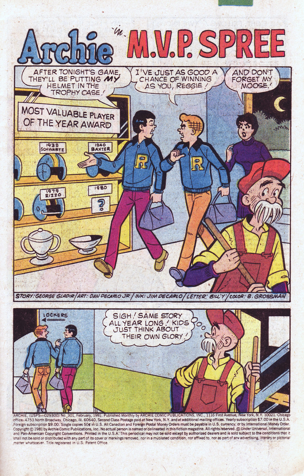 Read online Archie (1960) comic -  Issue #301 - 3