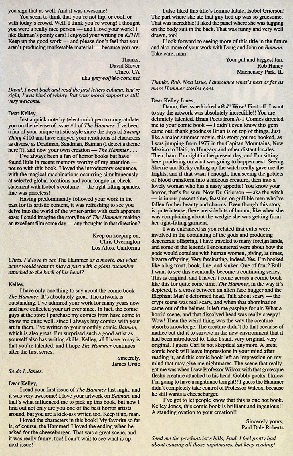 Read online The Hammer comic -  Issue #3 - 27