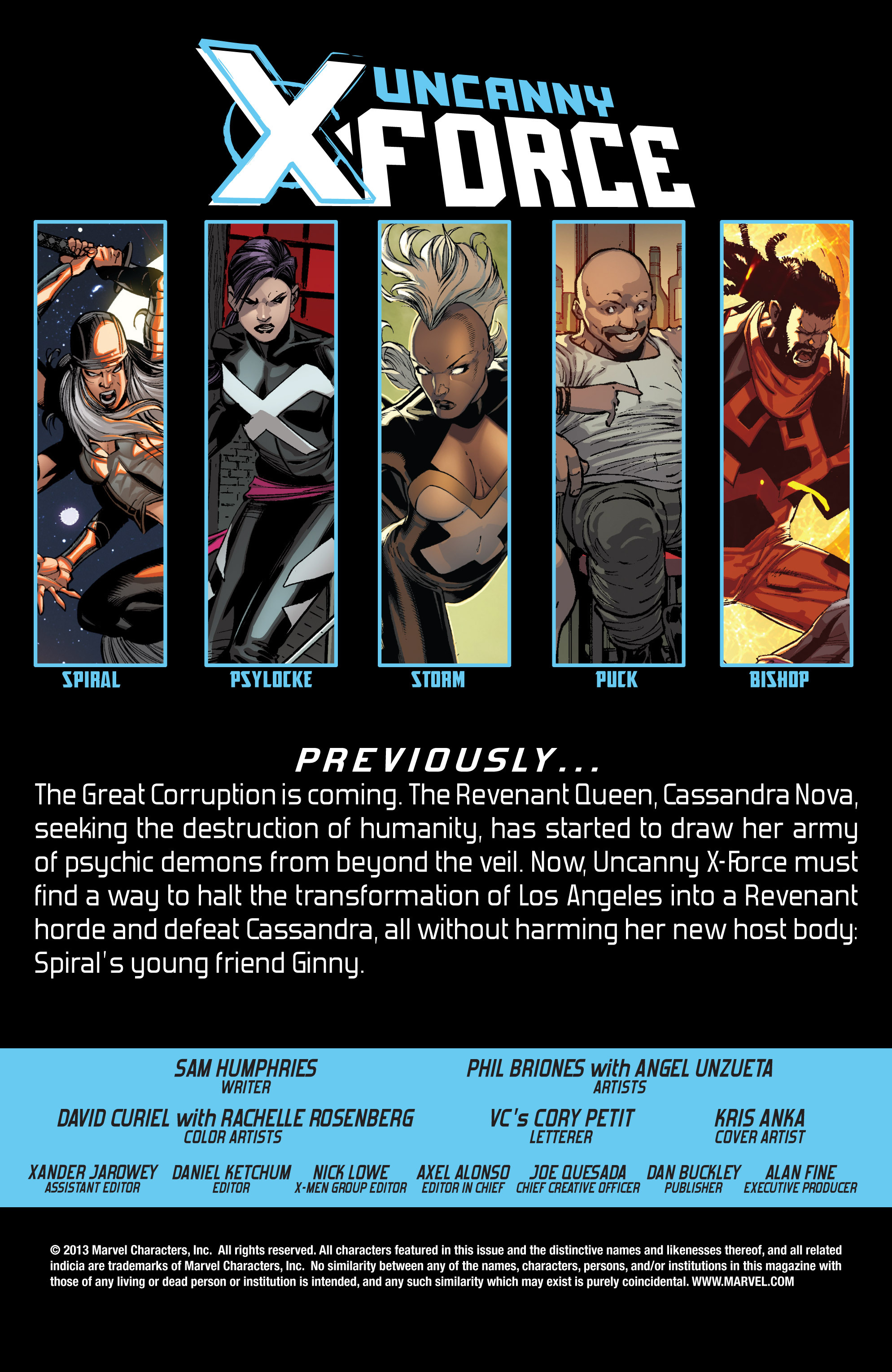 Read online Uncanny X-Force (2013) comic -  Issue #13 - 2
