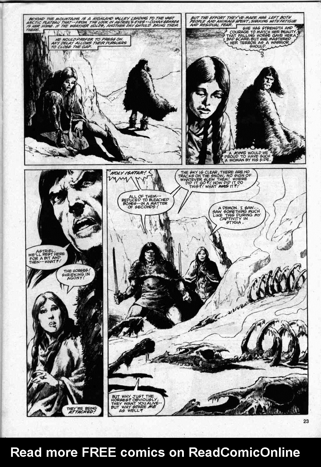 Read online The Savage Sword Of Conan comic -  Issue #74 - 22