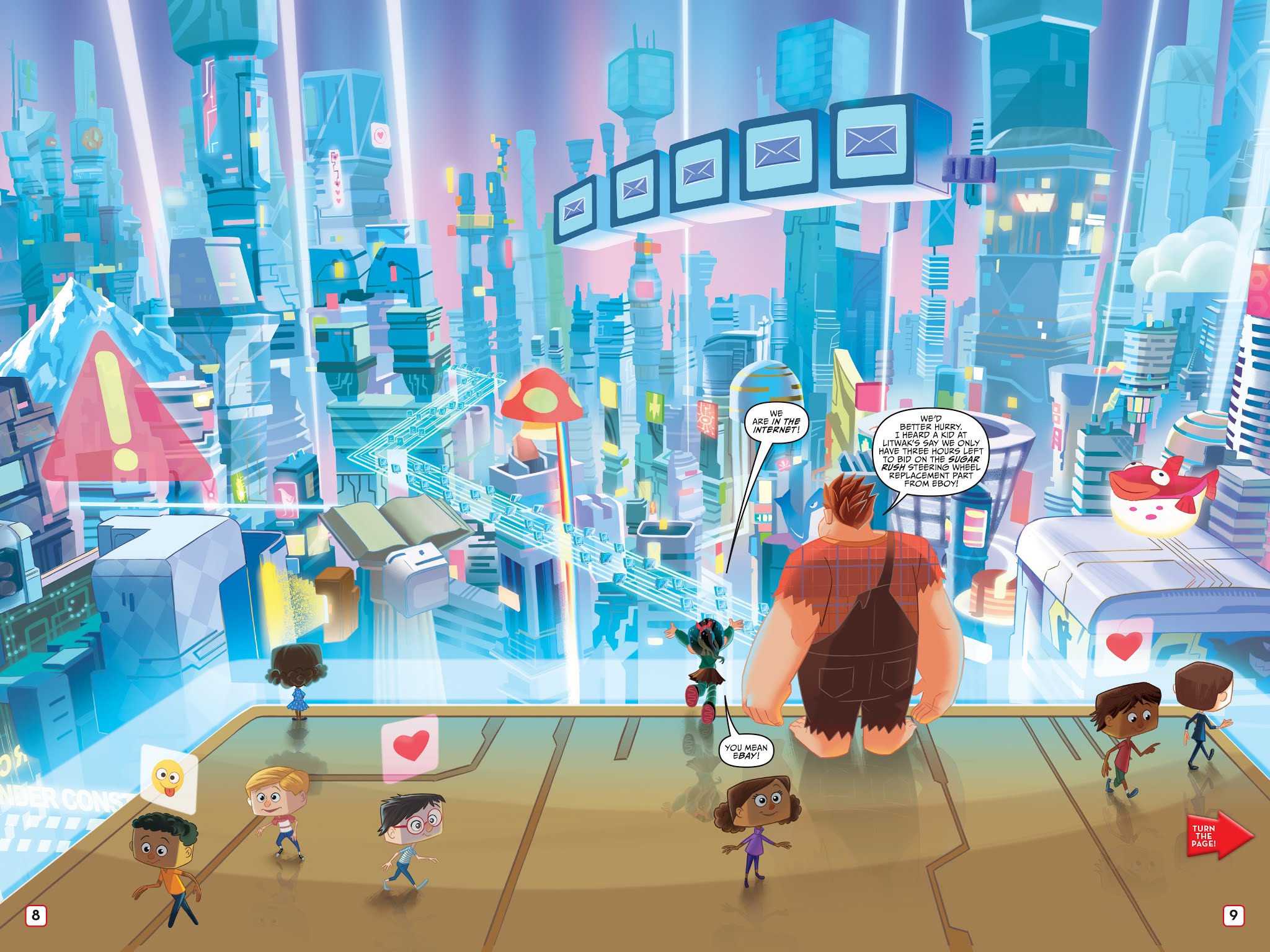Read online Disney Ralph Breaks the Internet: Click Start- Select-Your-Story Adventure comic -  Issue # Full - 8
