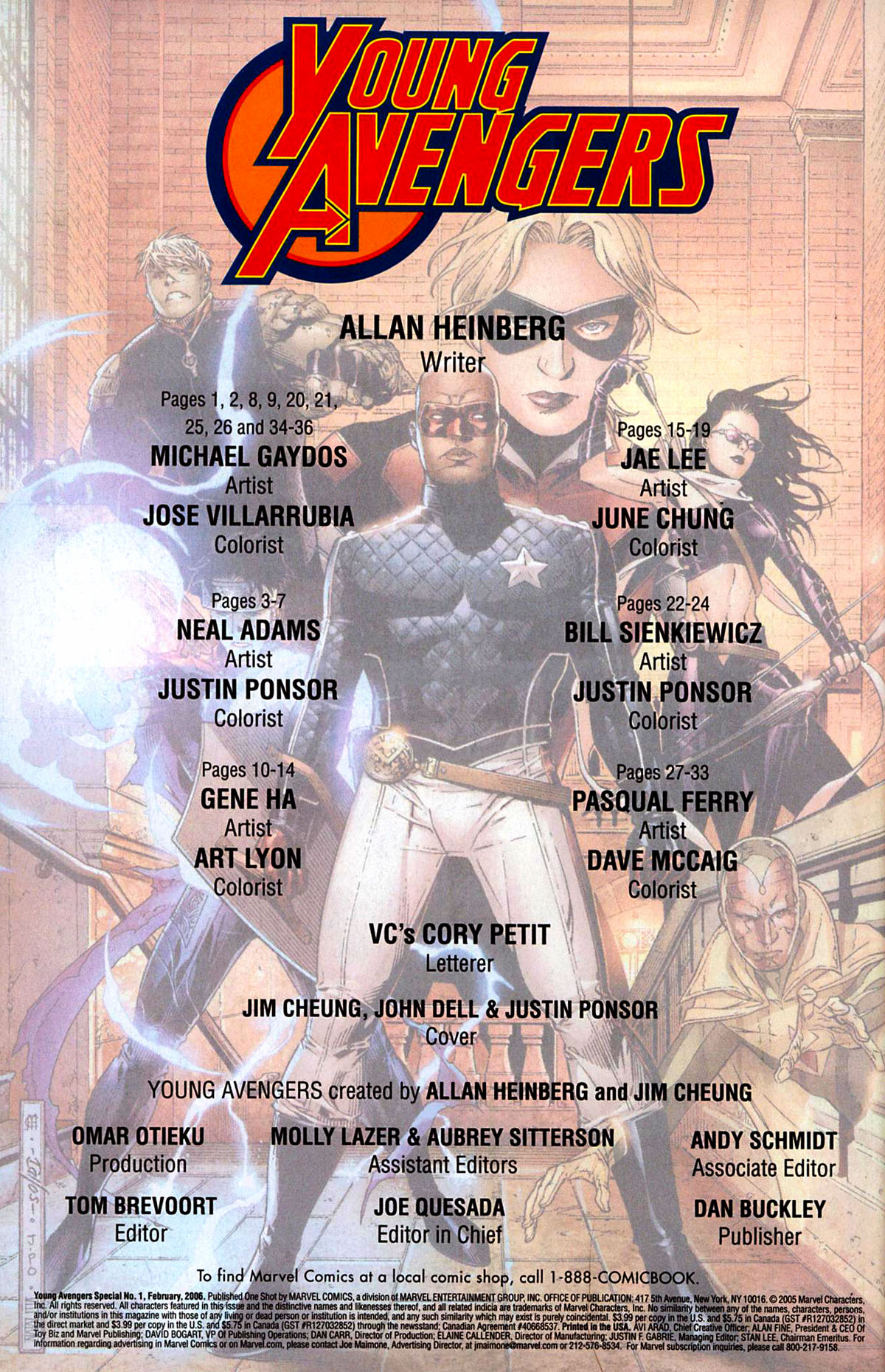 Read online Young Avengers Special comic -  Issue # Full - 39