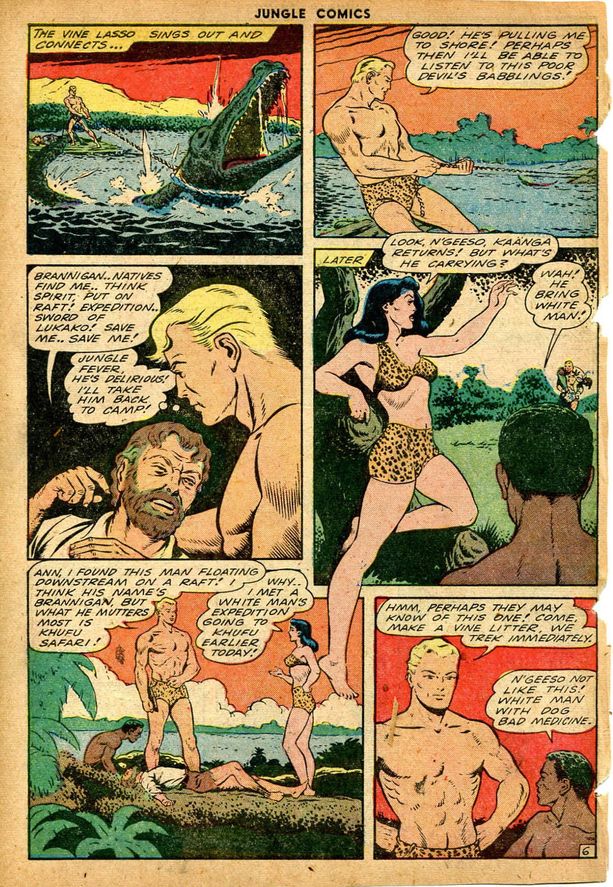 Read online Jungle Comics comic -  Issue #52 - 8
