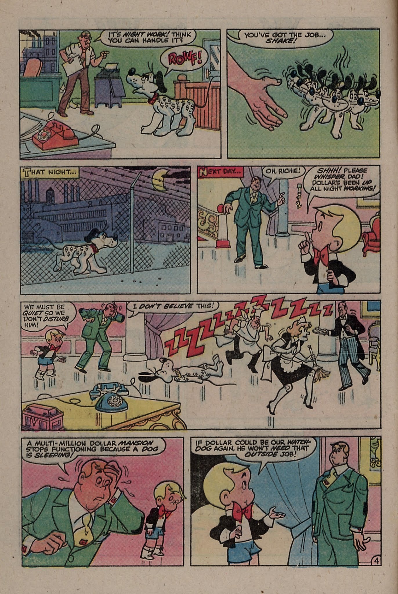 Read online Richie Rich & Dollar the Dog comic -  Issue #8 - 8