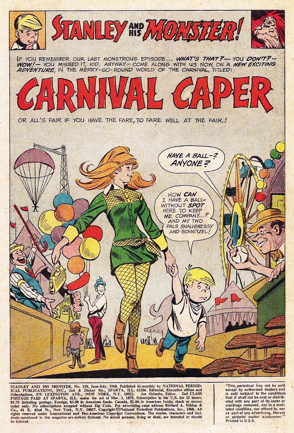 Read online Stanley and His Monster (1968) comic -  Issue #110 - 3