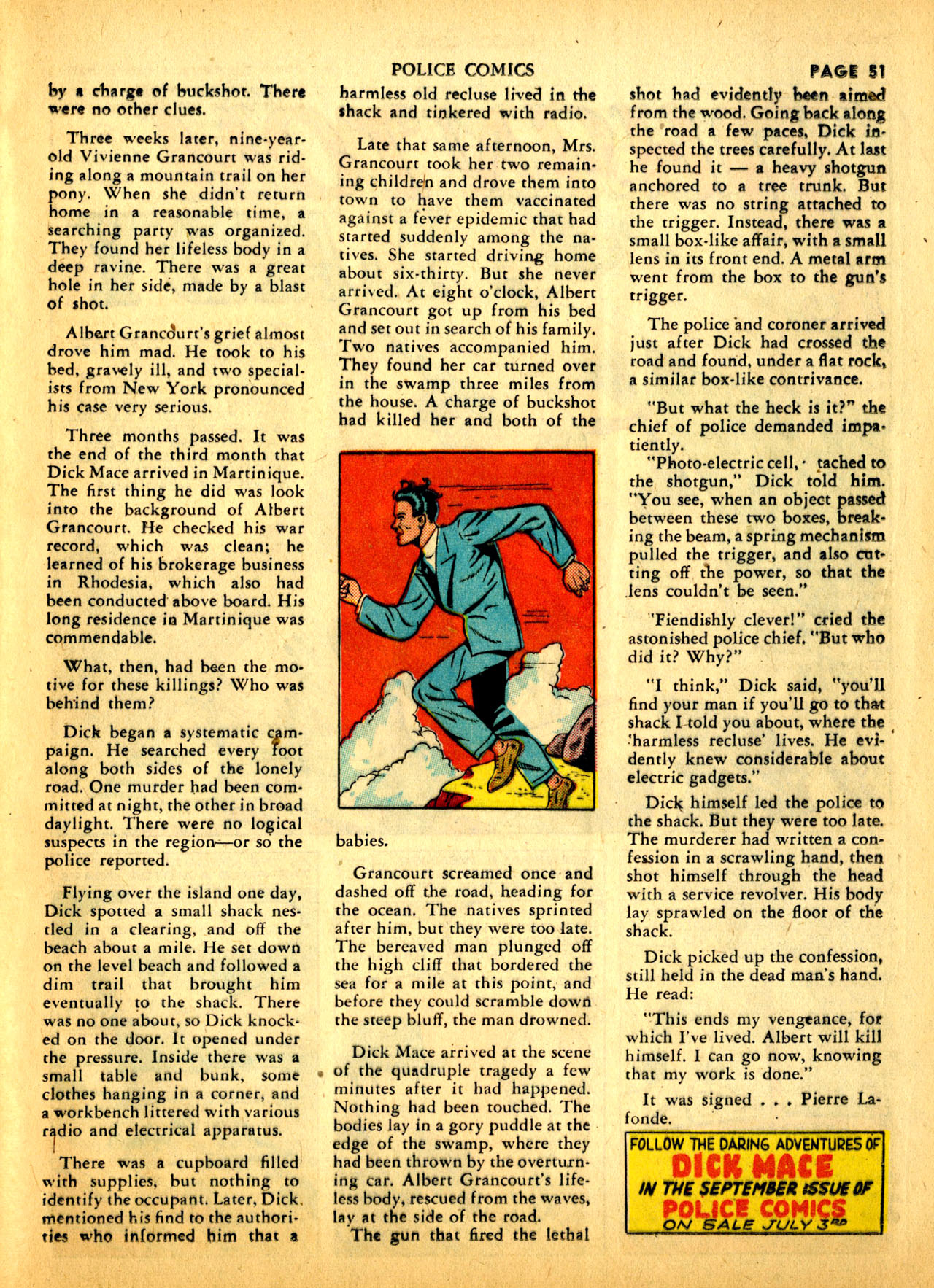 Read online Police Comics comic -  Issue #1 - 54