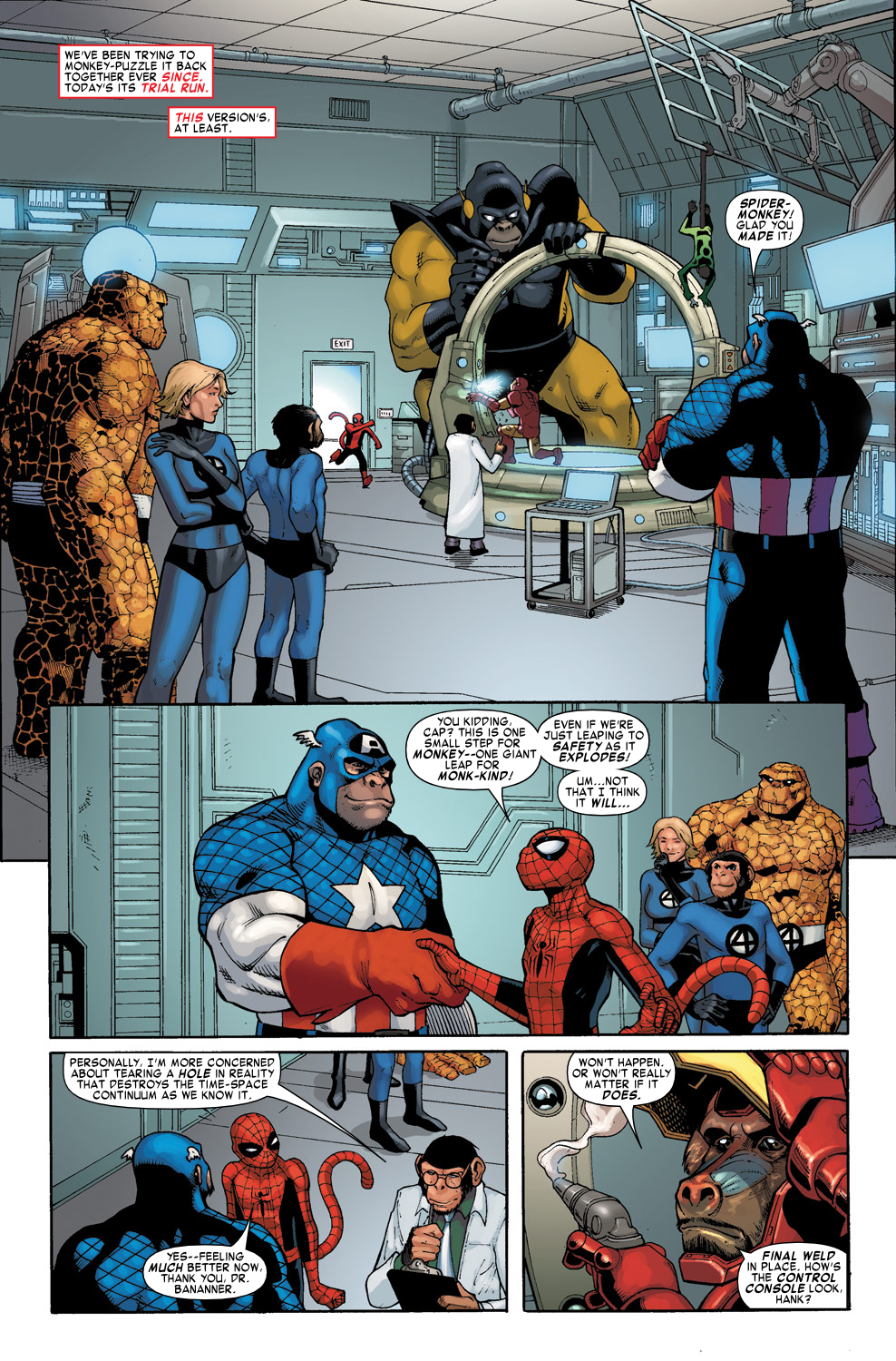 Read online Marvel Apes: Amazing Spider-Monkey Special comic -  Issue # Full - 10